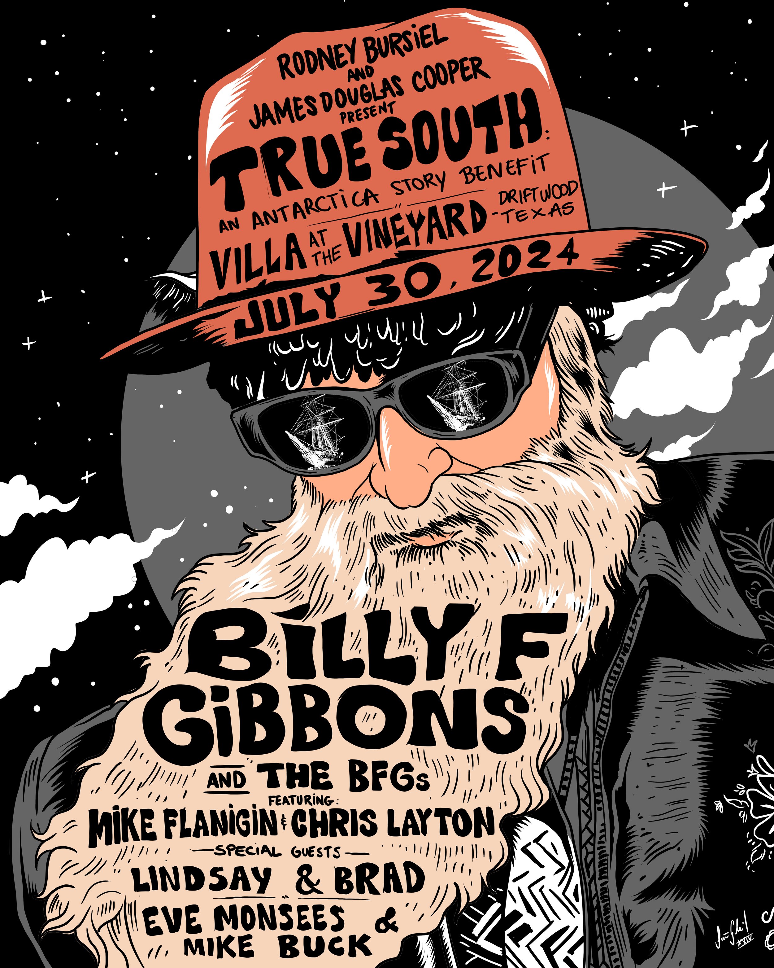 Billy F Gibbons: True South: Antarctica Film Fundraiser 2