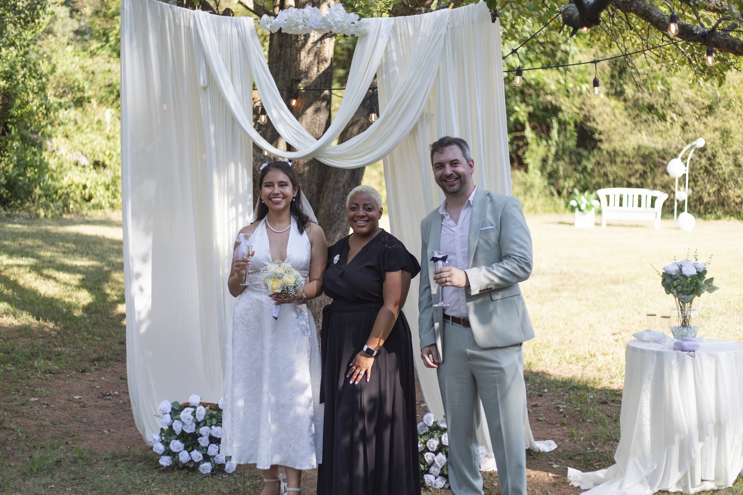 Intimate wedding in Gwinnett county