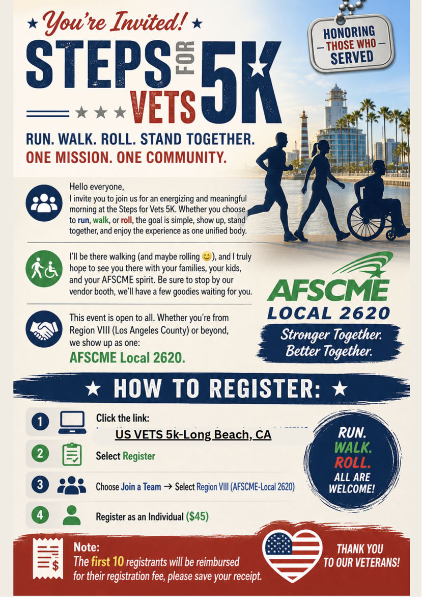 Join Us! 5K Run/Walk for Vets