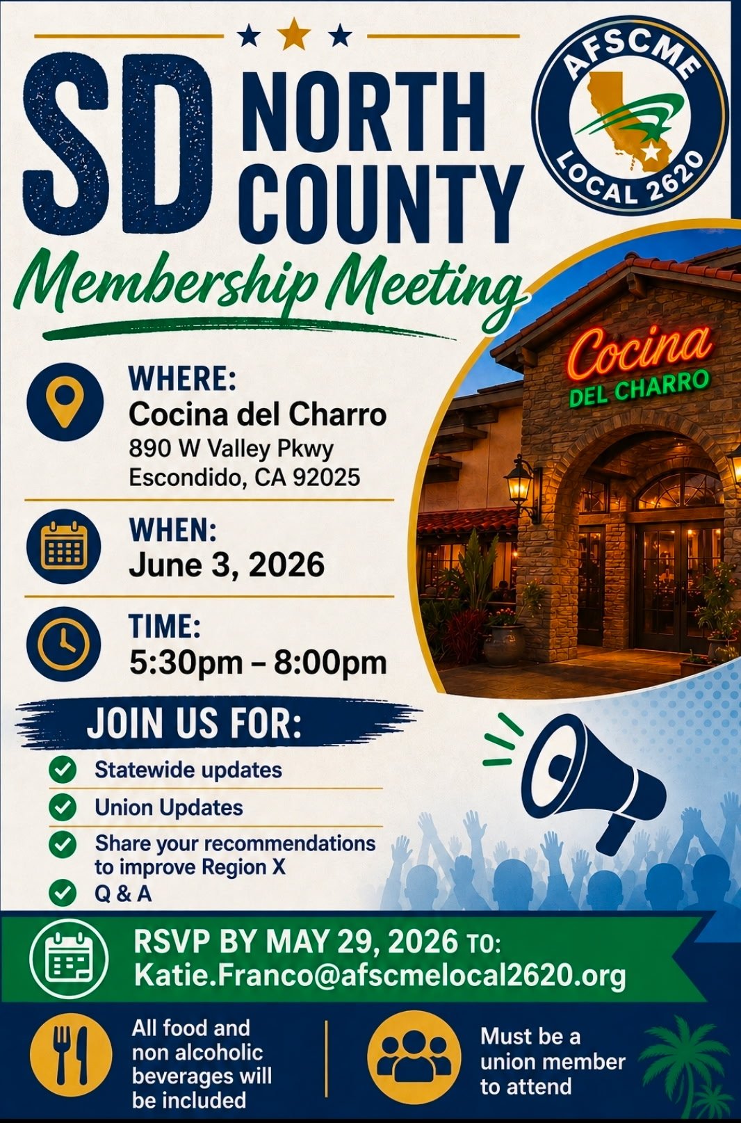 SD North County Membership Meeting