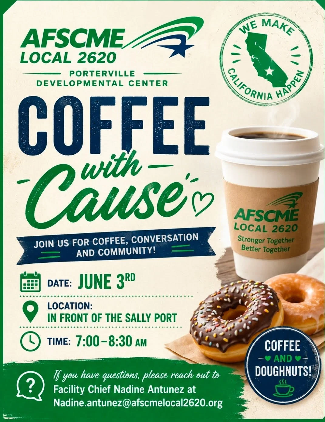 Porterville Developmental Center Coffee with Cause