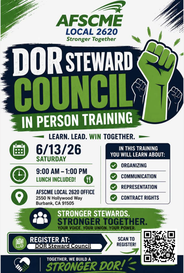 DOR Steward Council Training
