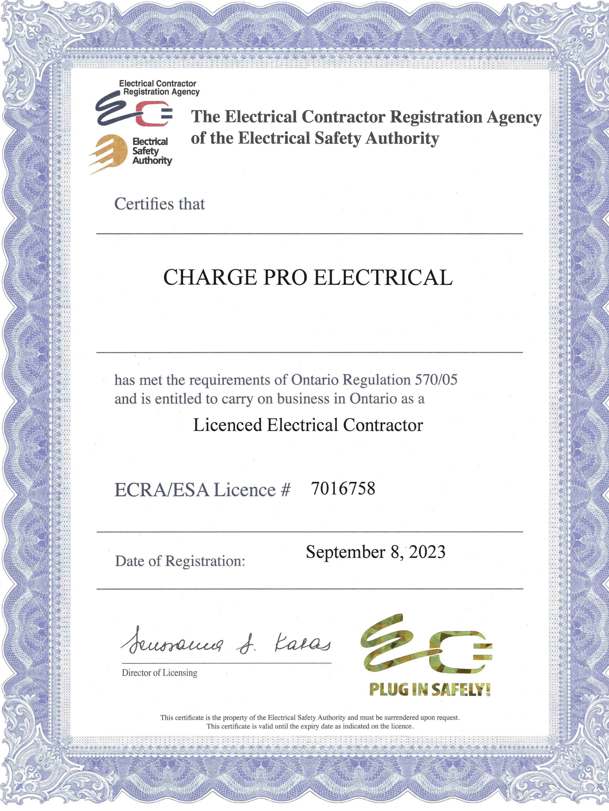 Contractors License