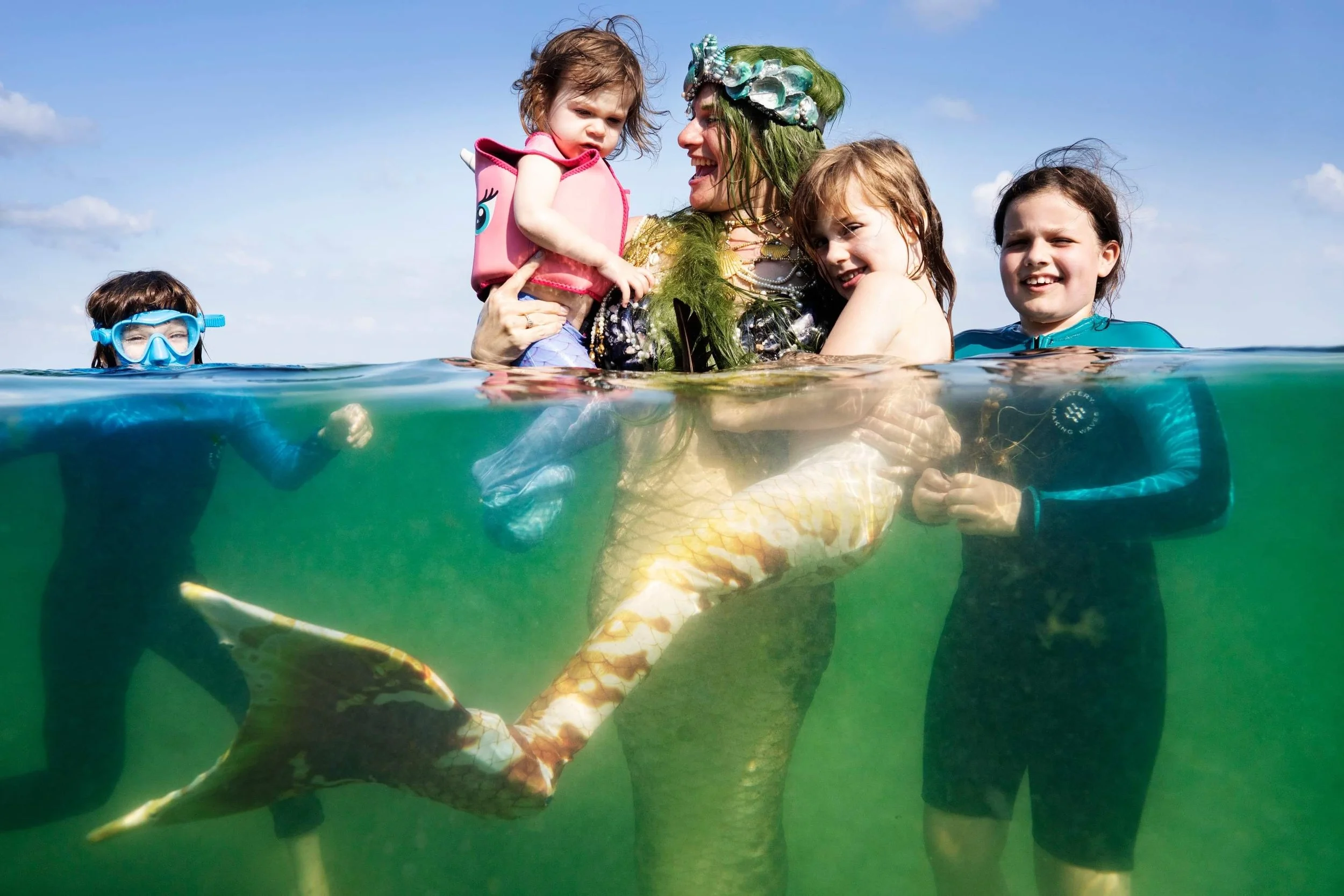 Havfruebesøg hos Kulturhusene i Høje-Taastrup Kommune