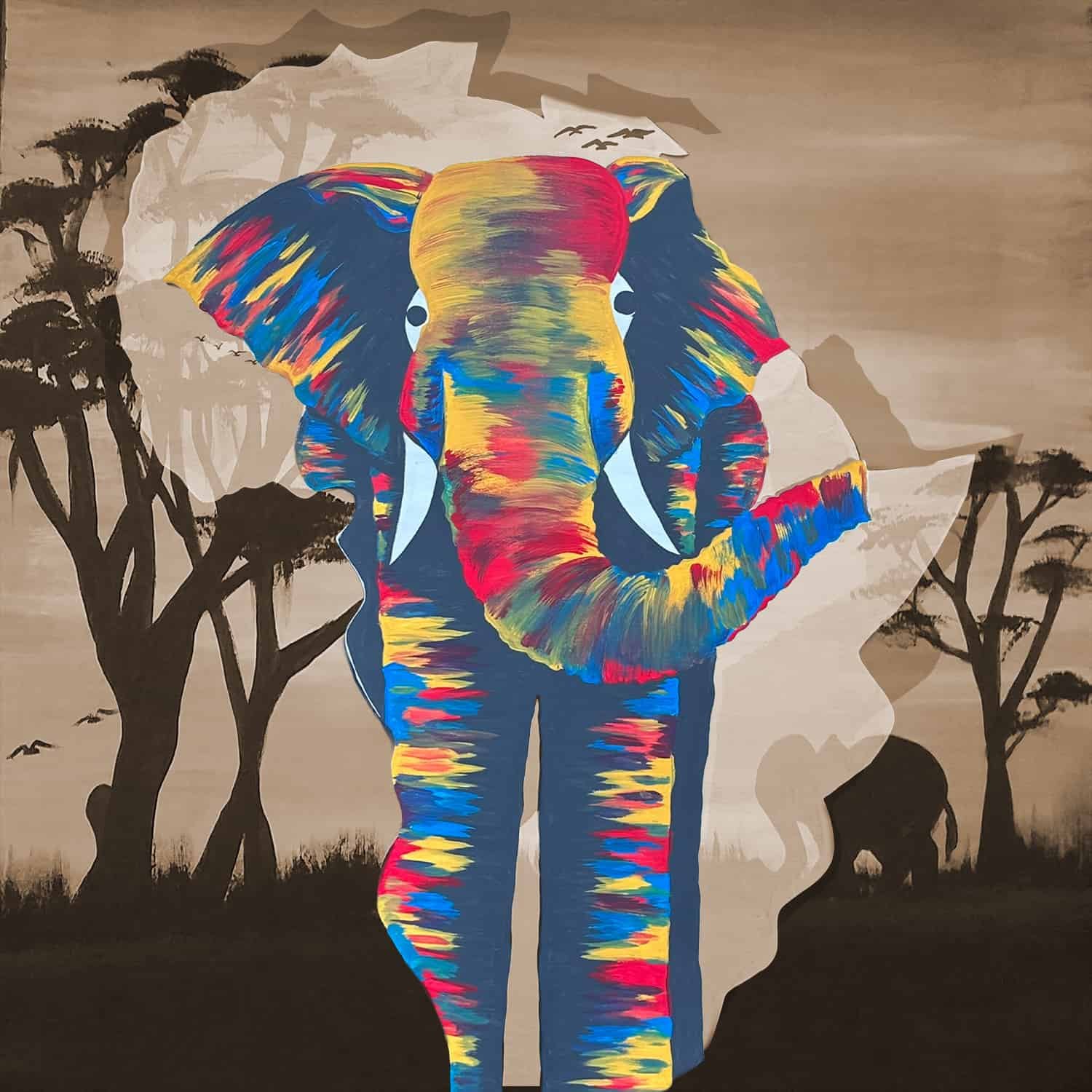 Colors out of Africa Wall Art Print Collection