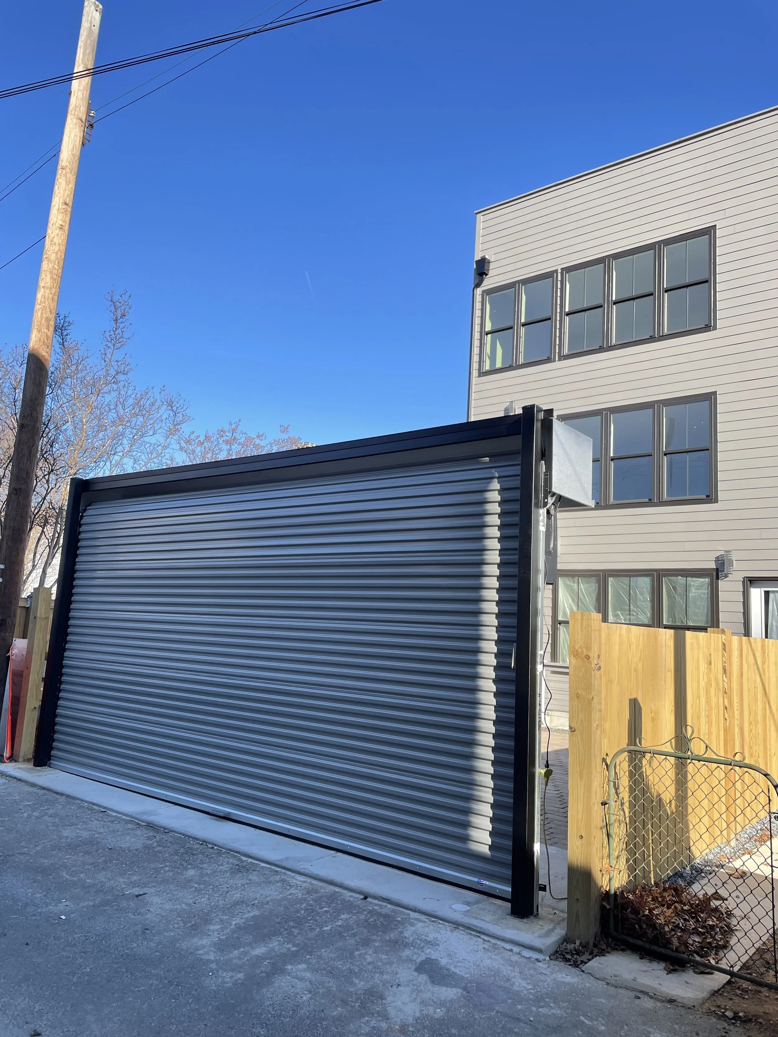 Silver Grey Roll Up Door (Light Duty)