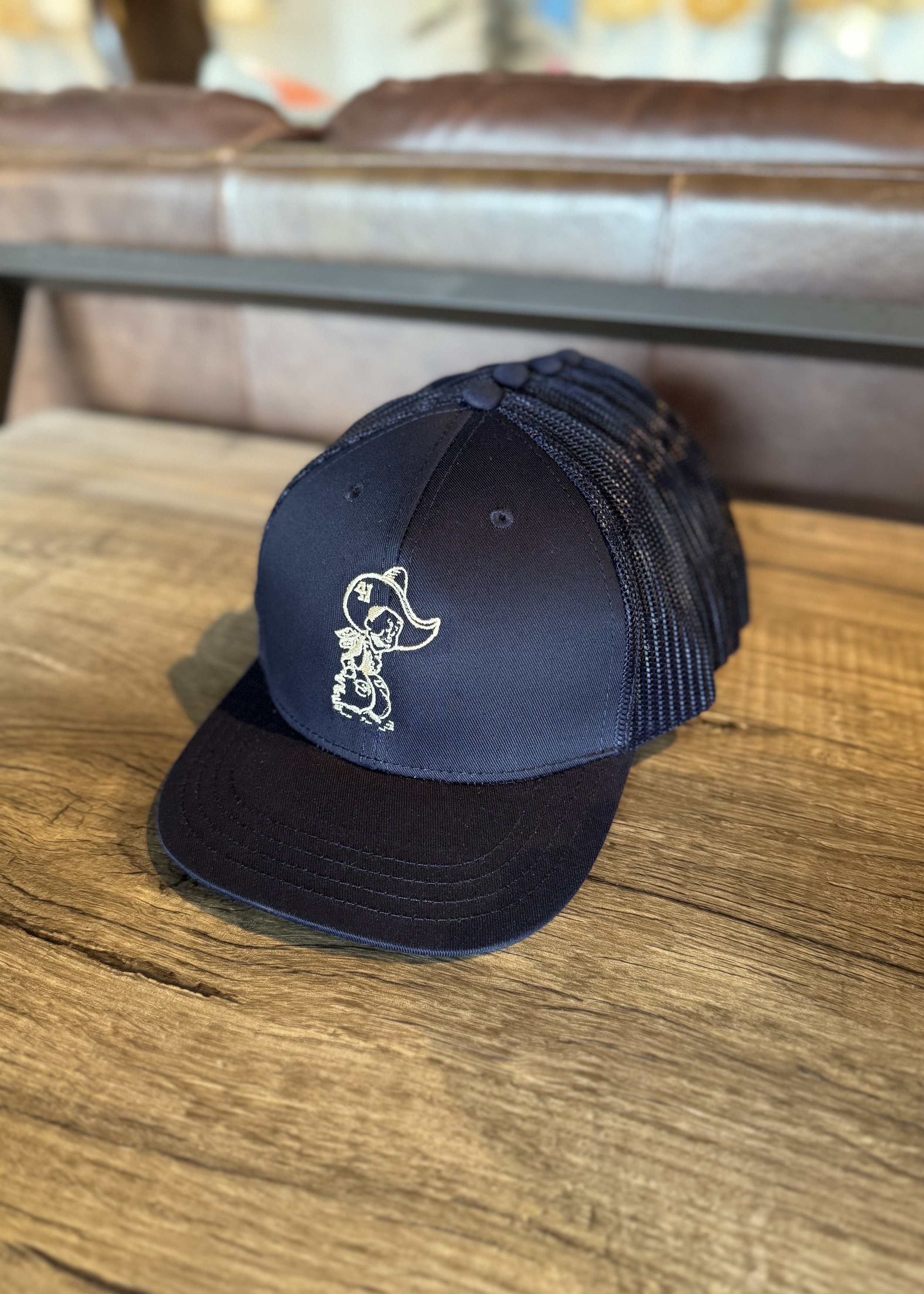 Navy Youth Classic Cap - Tan