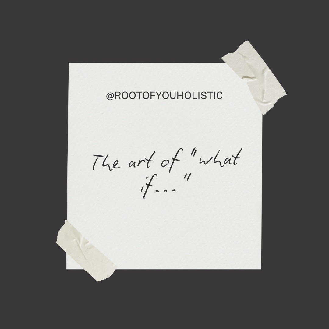 Let me ask you&hellip; How many times a day do you say &ldquo;What if?&rdquo; 

It&rsquo;s a phrase we all allow to travel with us throughout our days, without questioning the &ldquo;what if&rdquo; itself&hellip;

✨What if this is actually all ok? 

