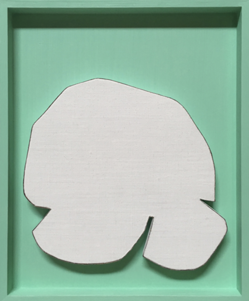 Green, Frame, Mint, Abstract, Organic, Print, Oil Paint, Screen Print, 2018
Archival paper, oil paint, screen print
14 2/5 × 11 4/5 in | 36.6 × 30 cm