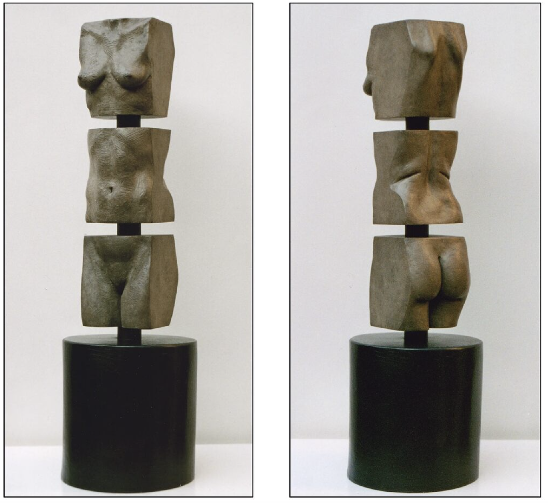 Three Thirds, Bronze 18.5 x 5.5 x 5.5”