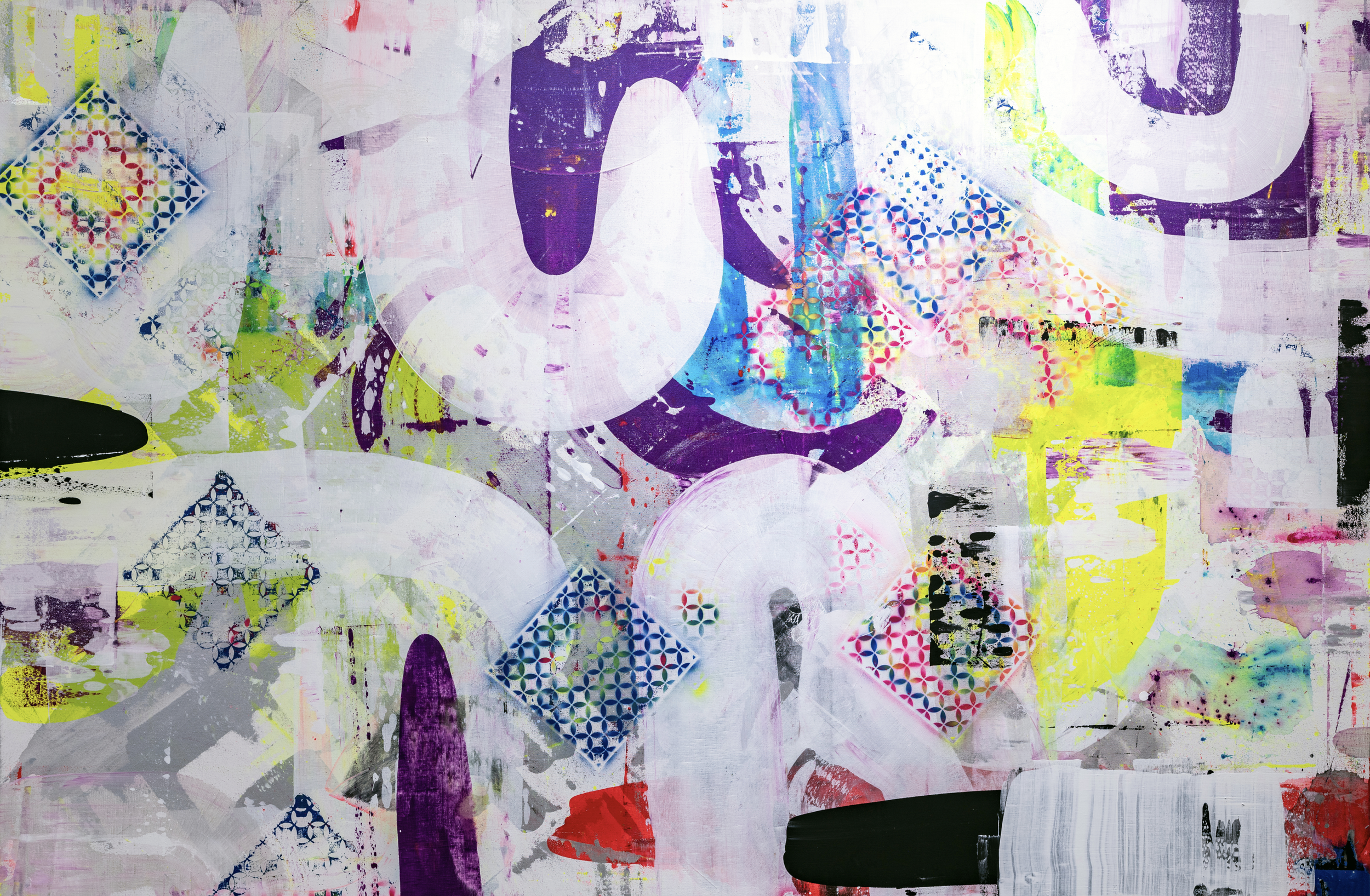 Territory, 2014
Acrylic on canvas
72 × 108 × 1 1/2 in | 182.9 × 274.3 × 3.8 cm