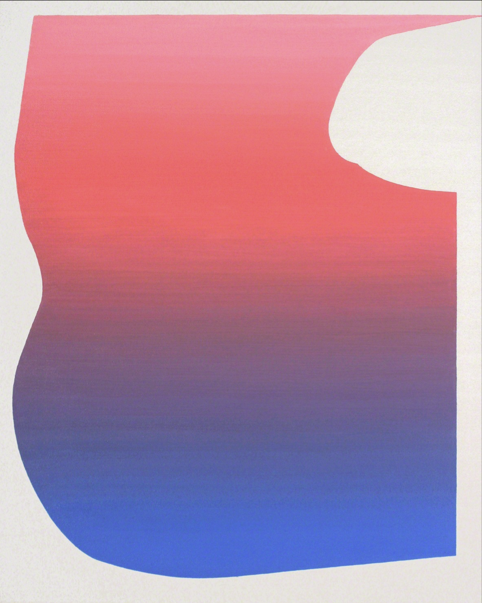 Large Gradient, 2015
45 7/10 × 35 2/5 × 2 in | 116 × 90 × 5 cm