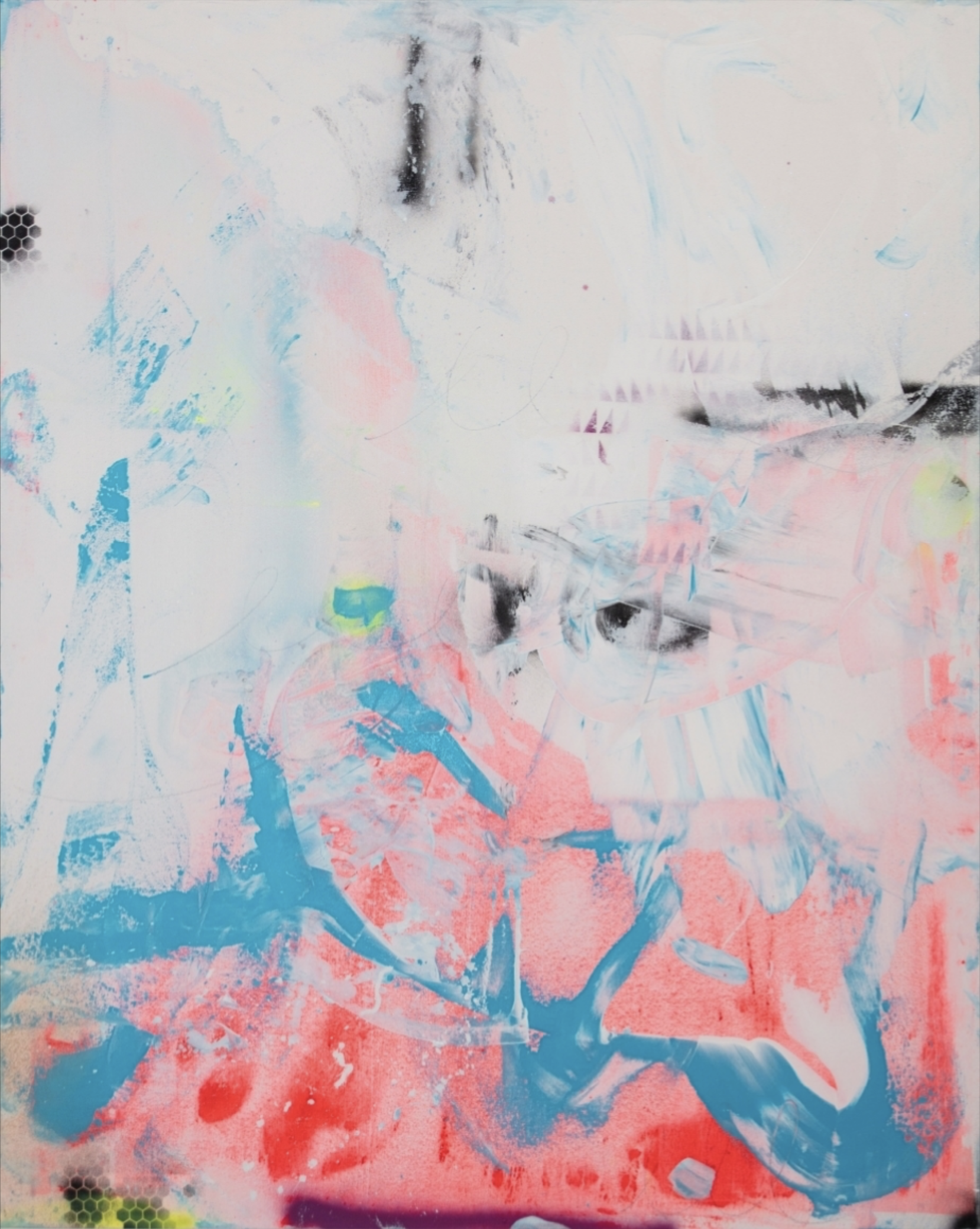 Cursive, 2018
Acrylic on canvas
60 × 48 × 1 in | 152.4 × 121.9 × 2.5 cm