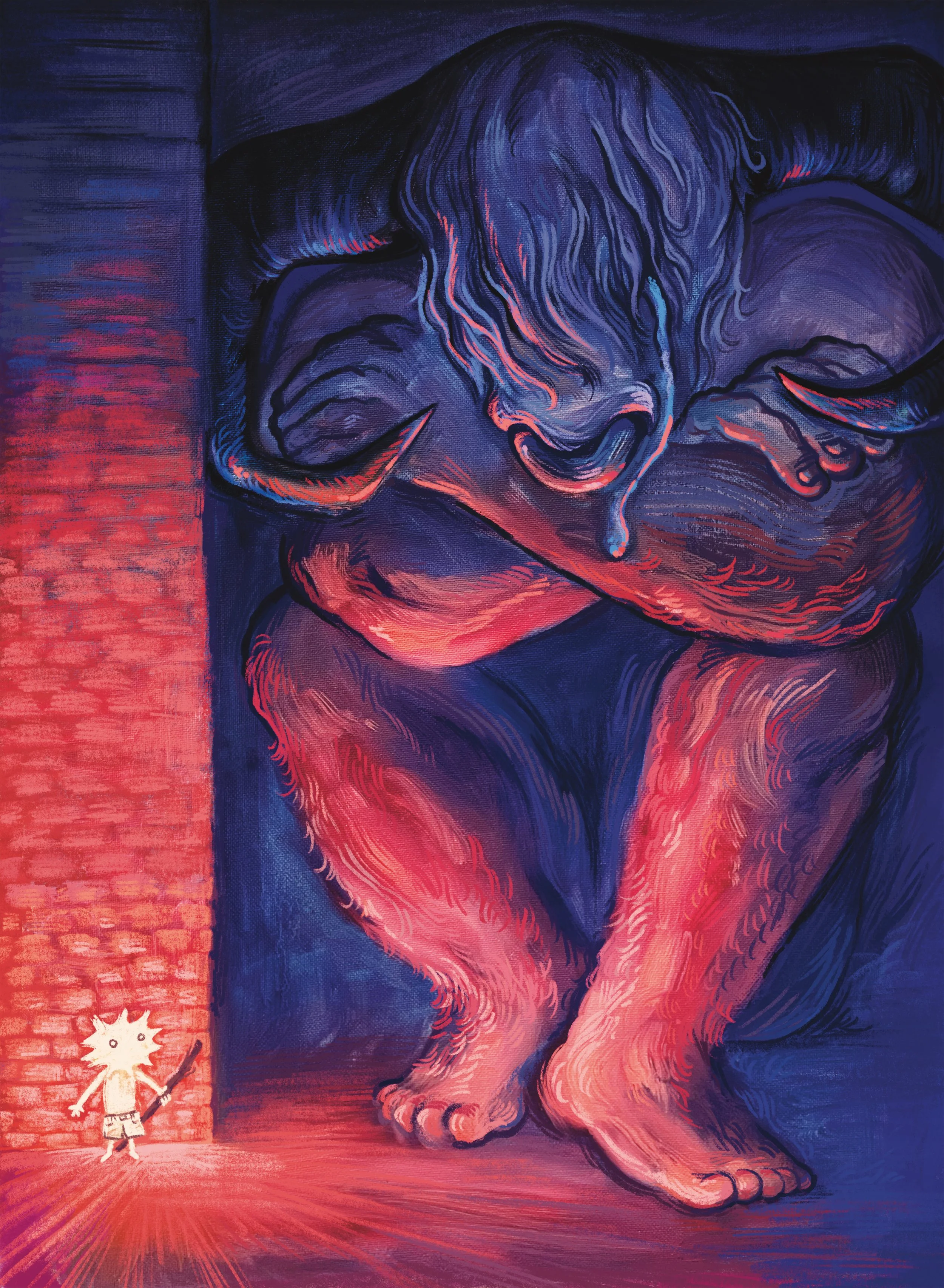 My Minotaur, Digital + Oil