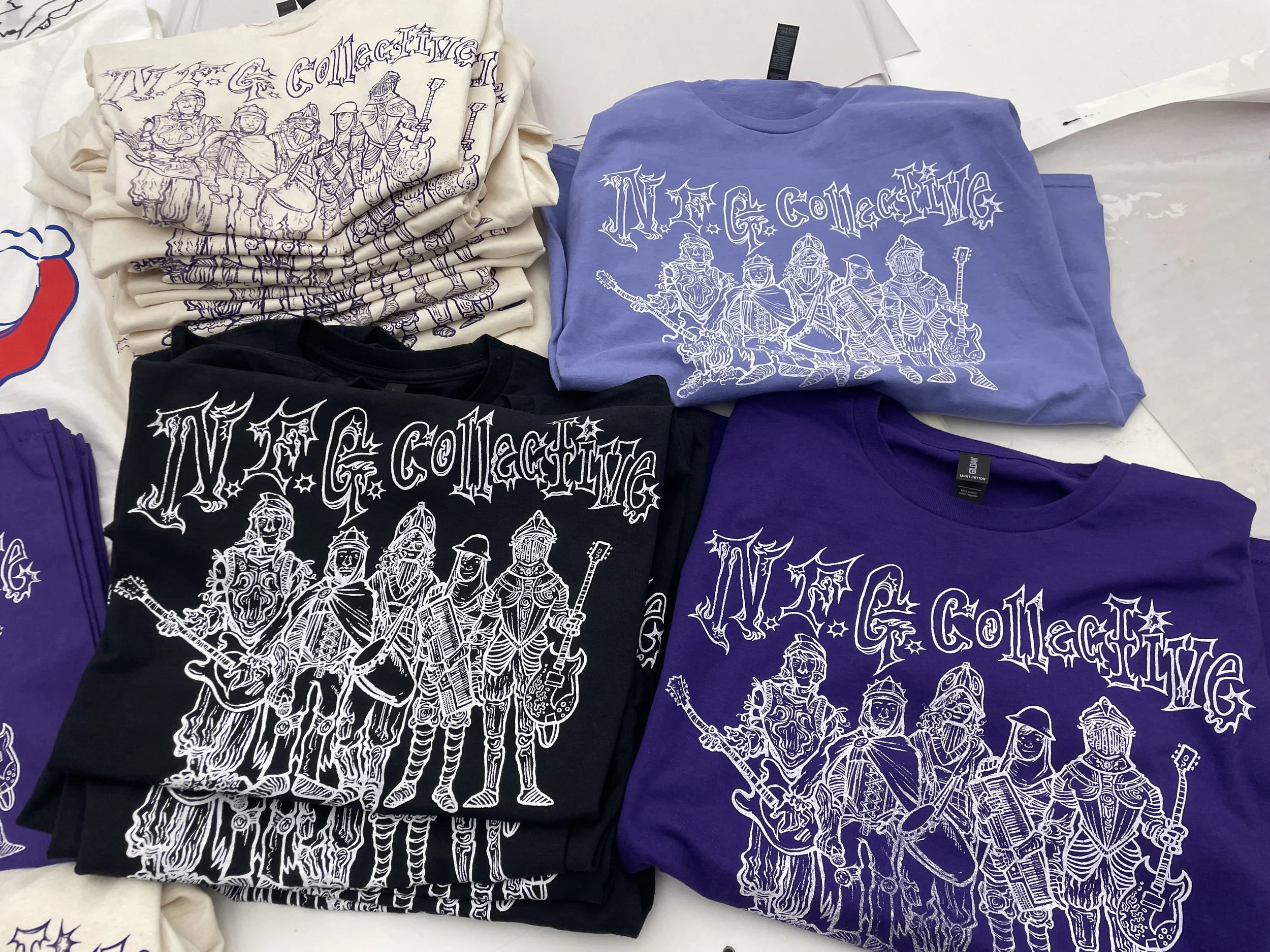 Screenprinting for NFG: Shirts and Totes