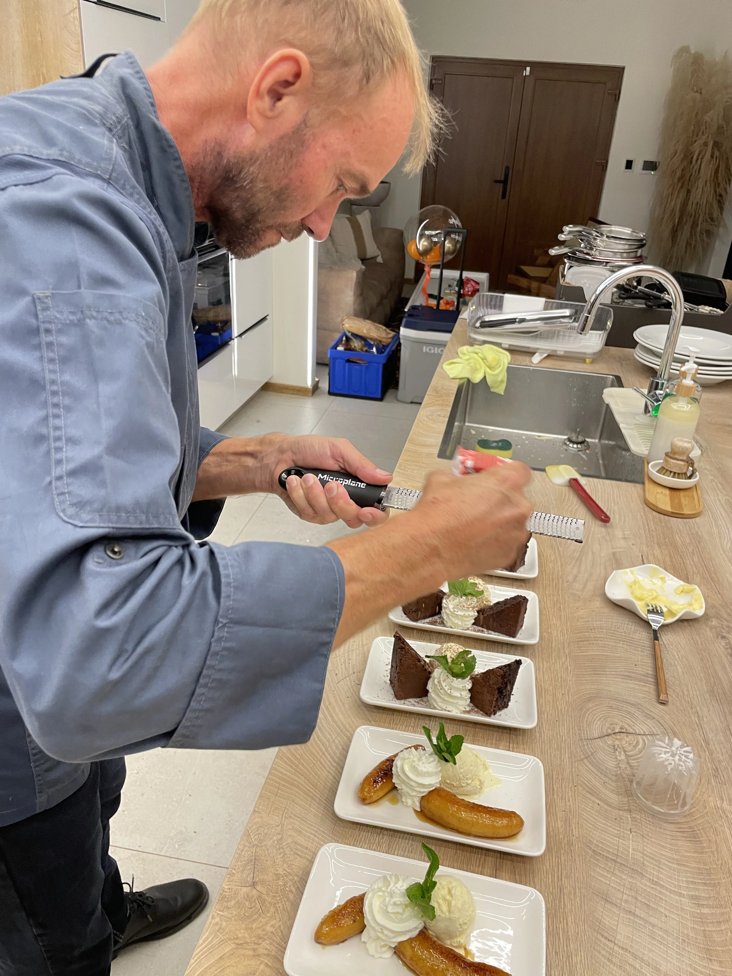 There is always room for desert prepared by your private Villa Eats chef.