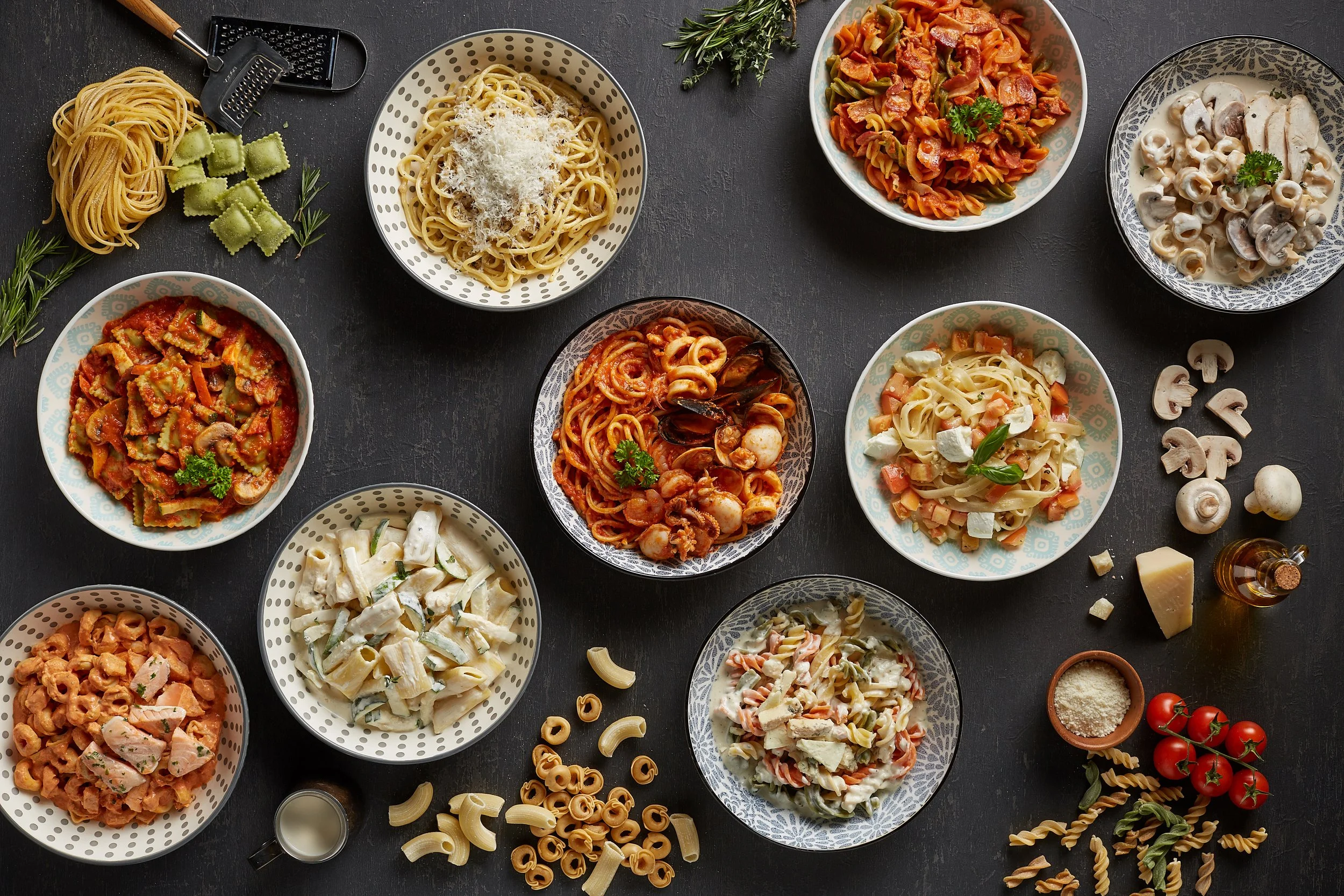 family style Italian dinner delivered to your vacation villa