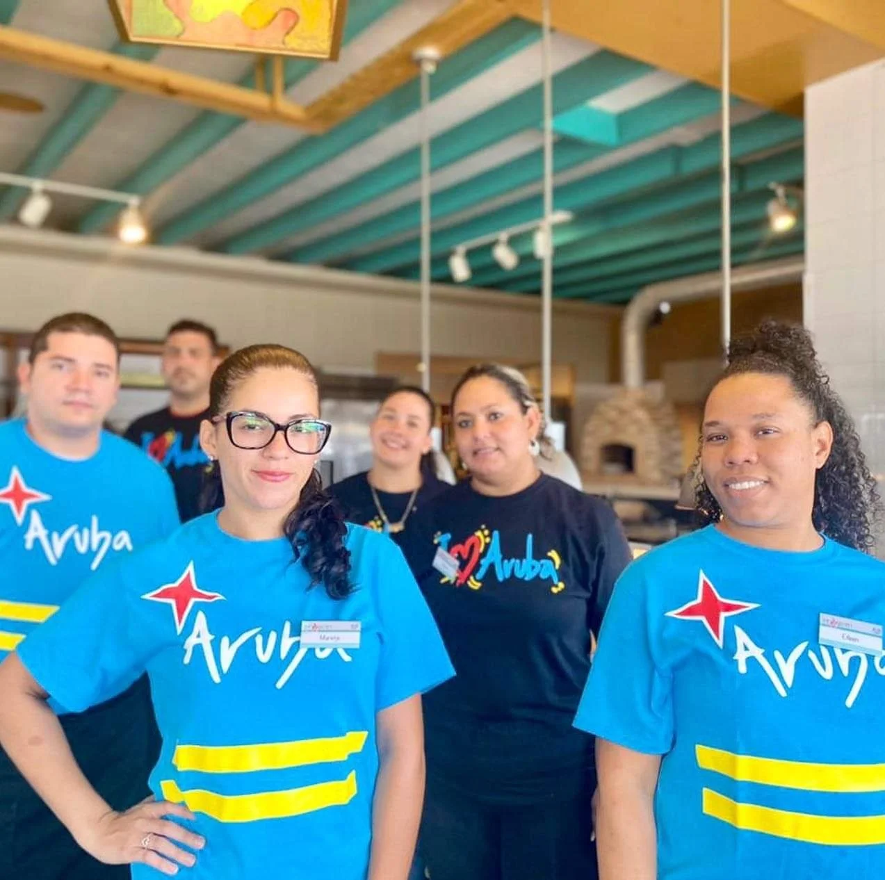 Our profesional and dedicated team at The Kitchen Aruba.