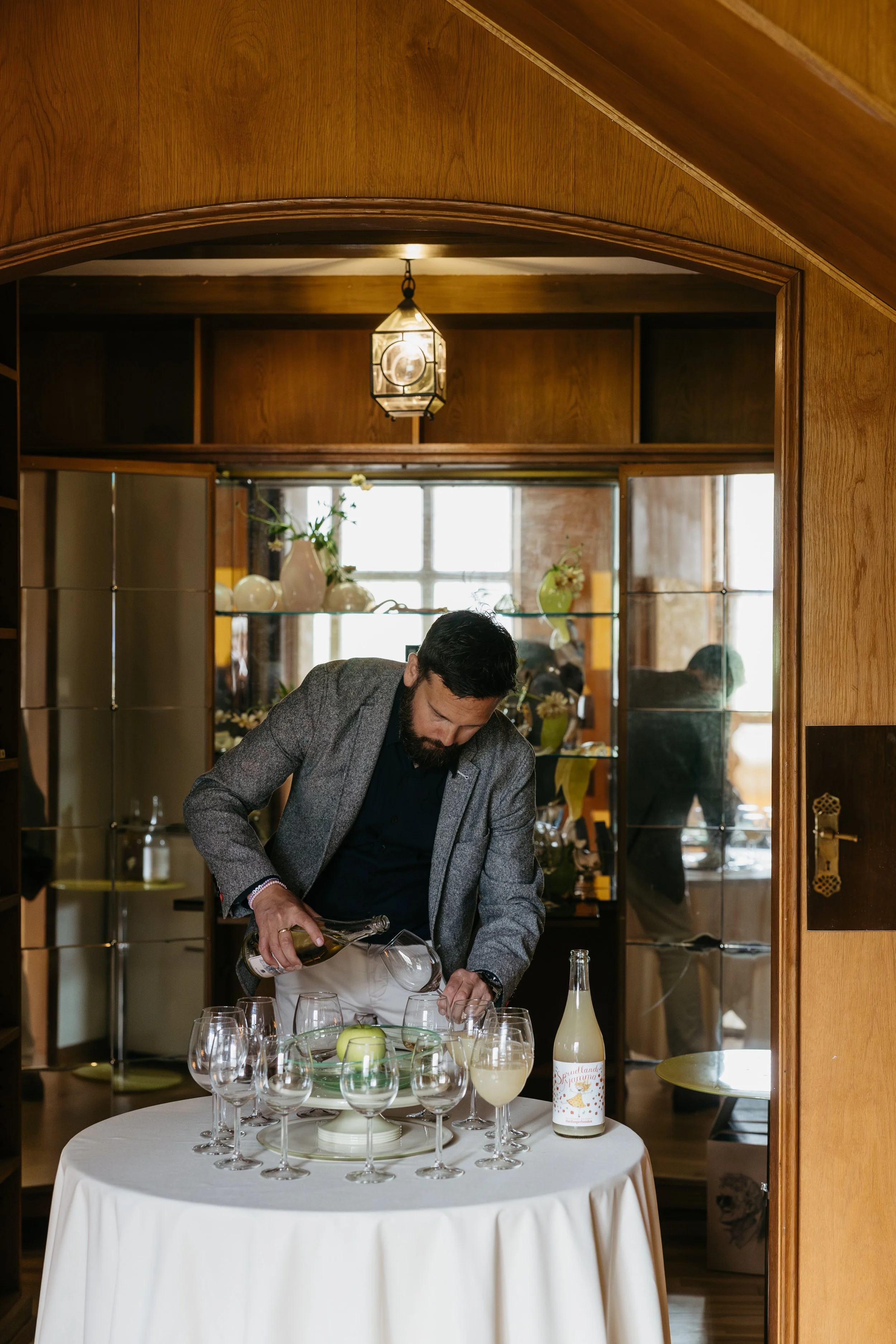 Servering selskapslokaler i Bergen villa