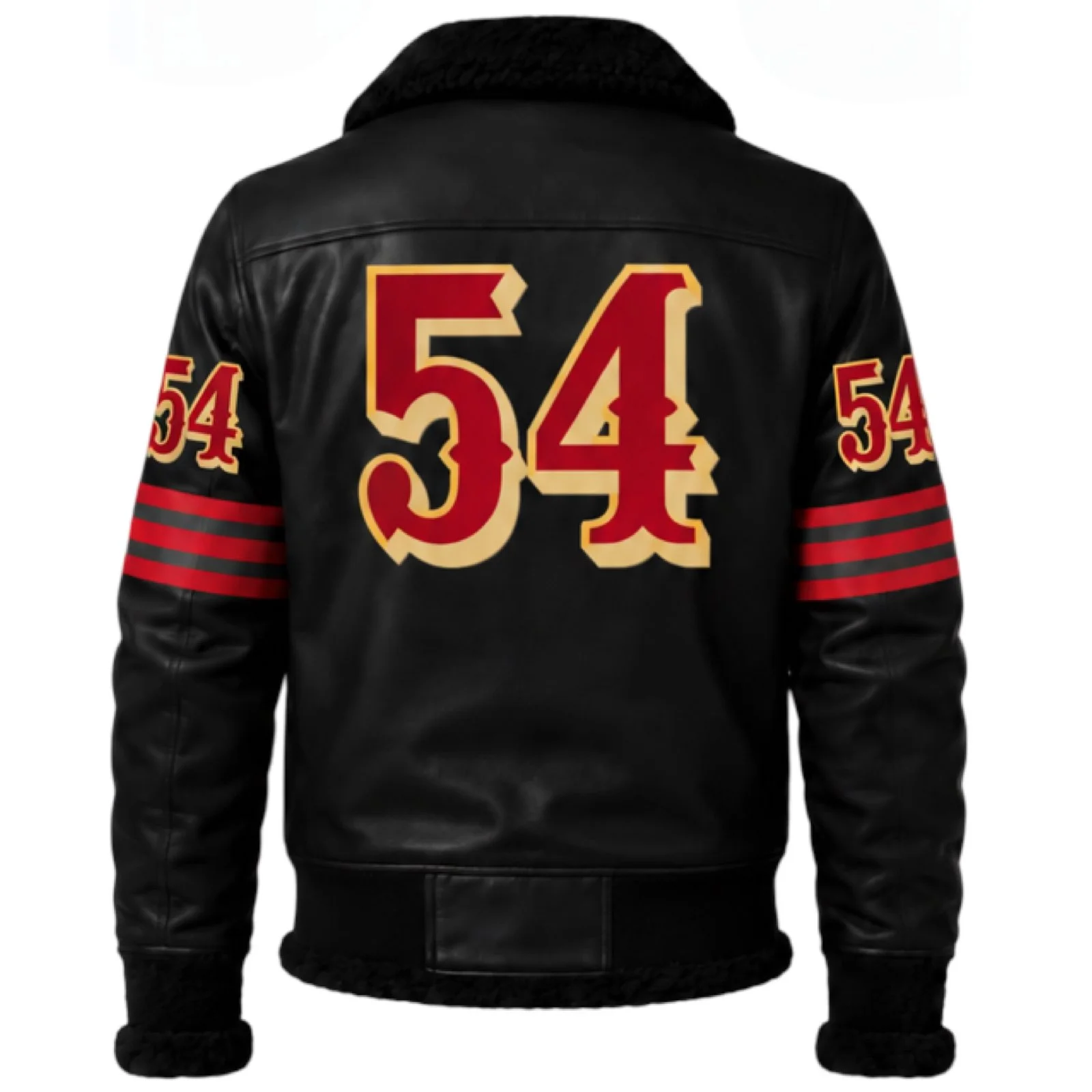 San Francisco Black Bomber Back.jpeg