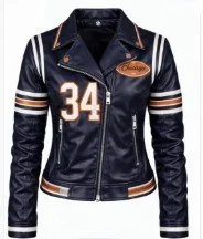 Motorcycle Jacket: Chicago Blue