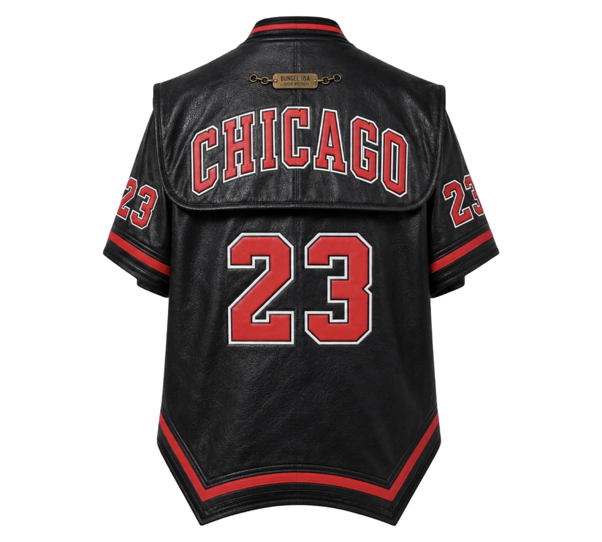 Chicago Warm Up Jacket Black Back.jpeg