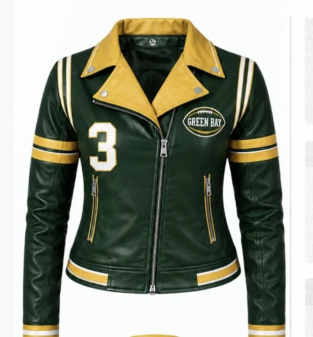 Motorcycle Jacket: Green Bay