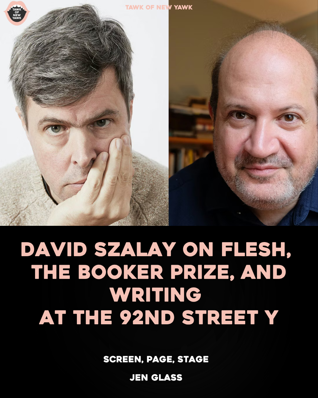 David Szalay on Flesh, the Booker Prize, and Writing at the 92nd Street Y