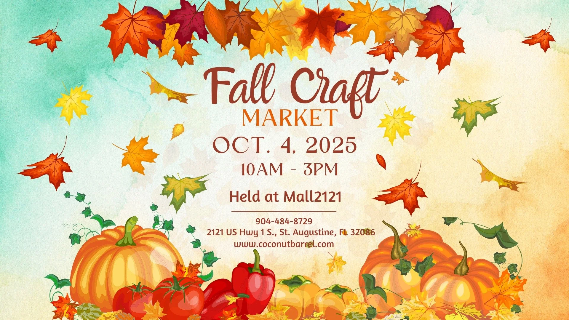 Coconut Barrel Fall Craft Market