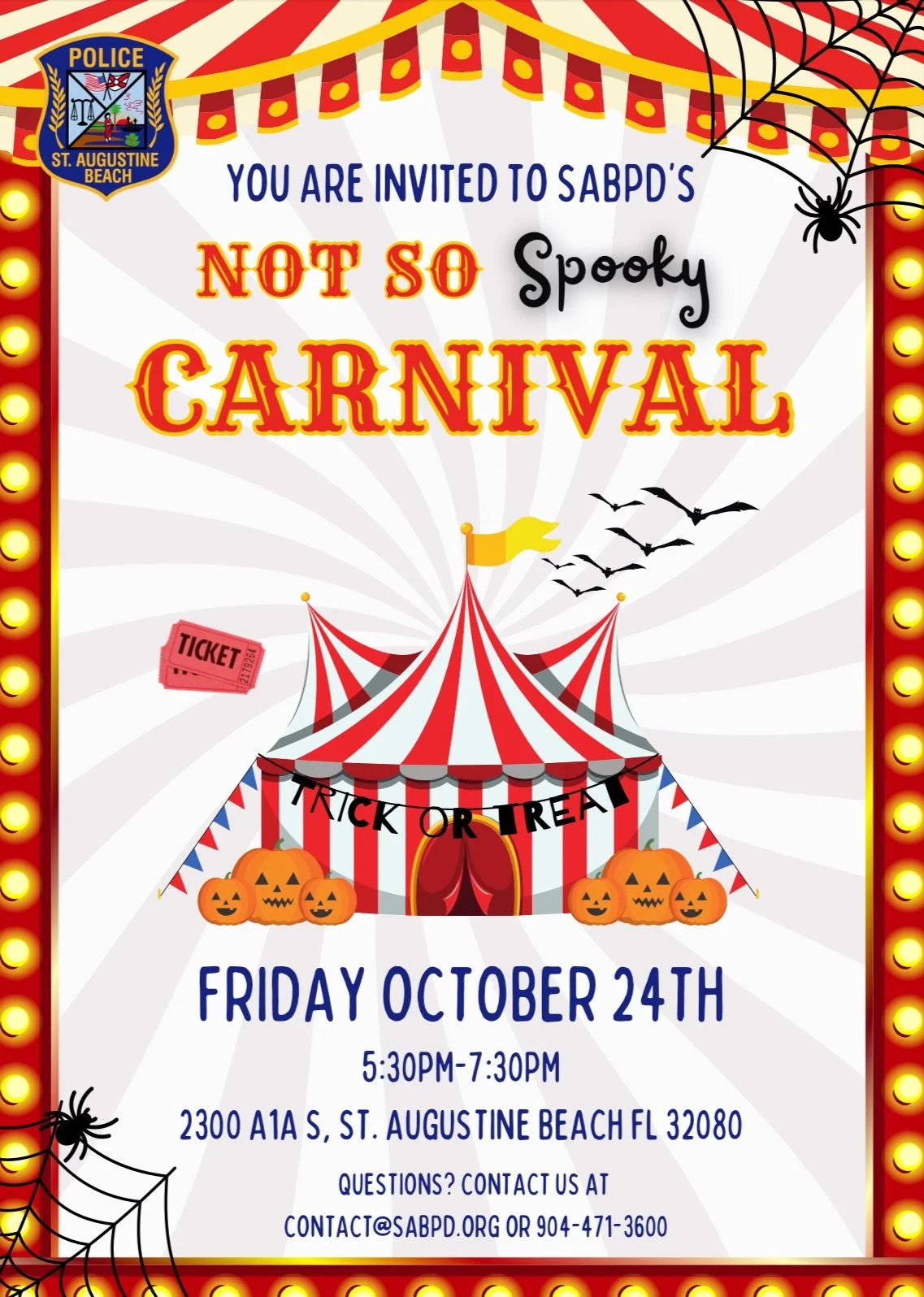 Tricks & Treats at the Beach PD!
