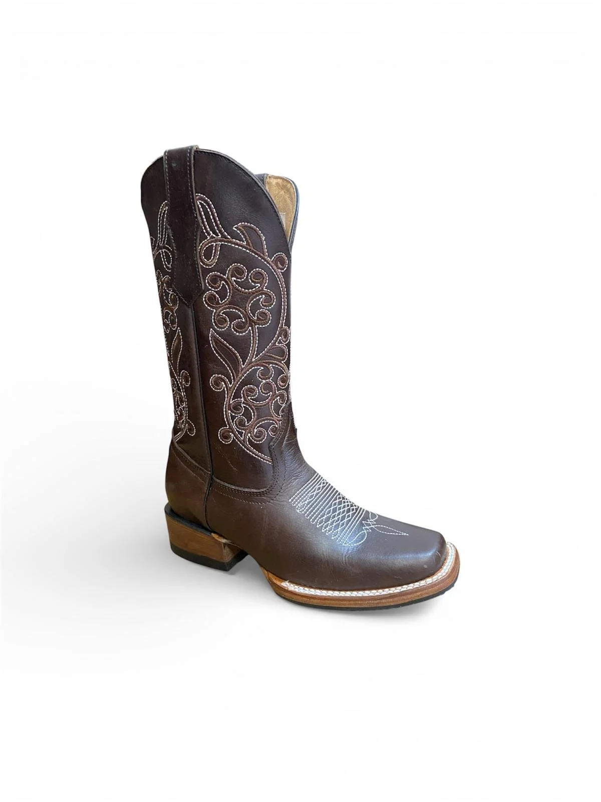 Rustic Floral - Chocolate Brown