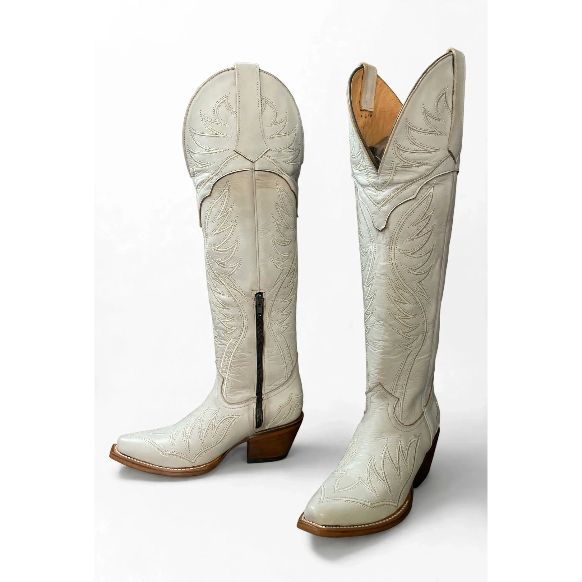 Knee High - Cream White