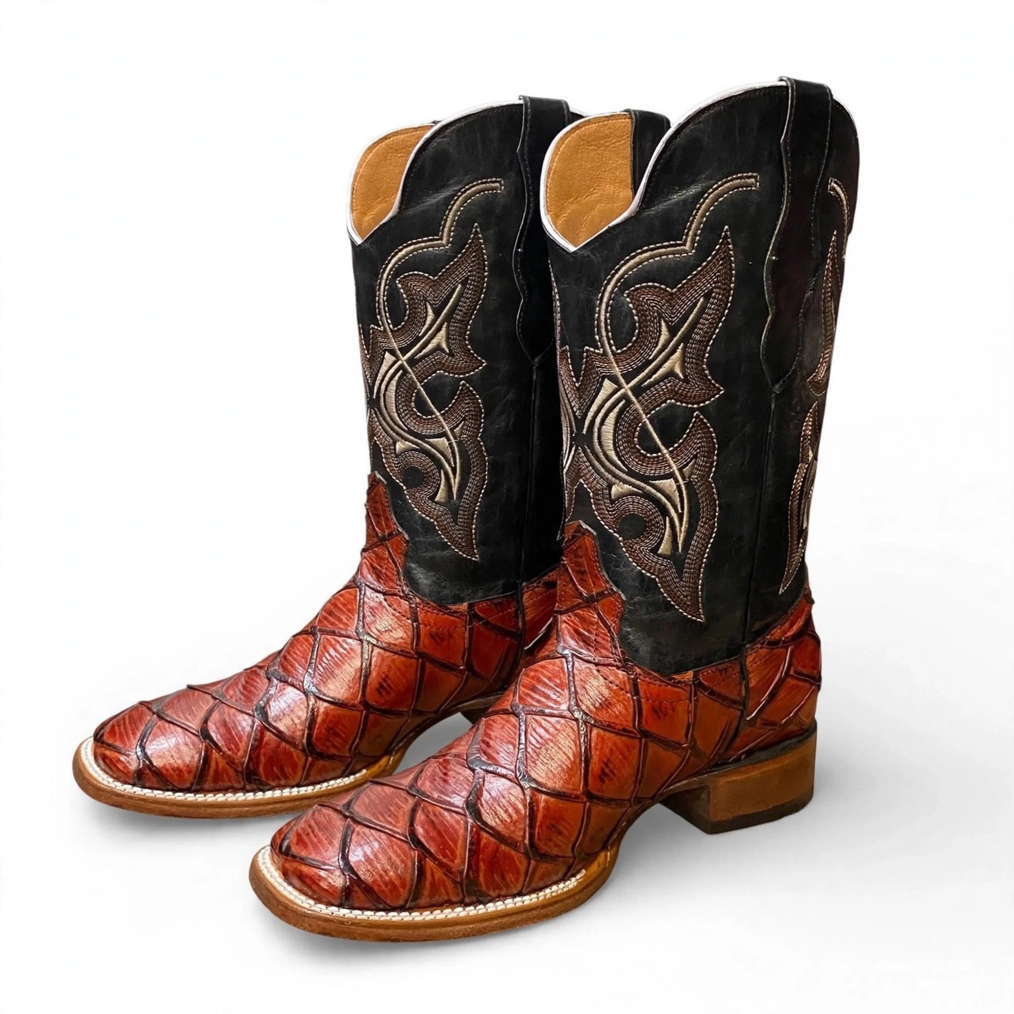 Pirarucu print - Cedar Red