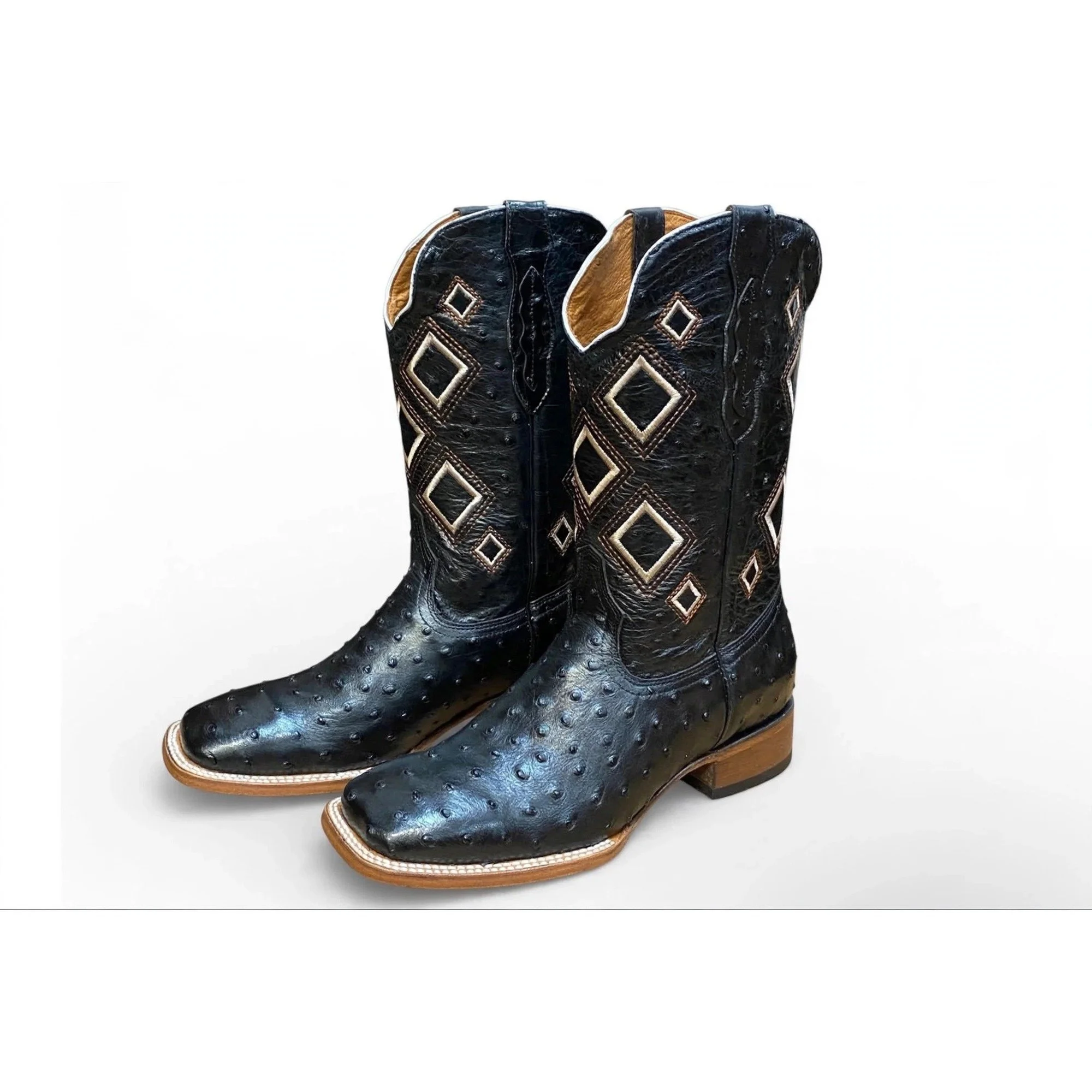 Ostrich print - Black