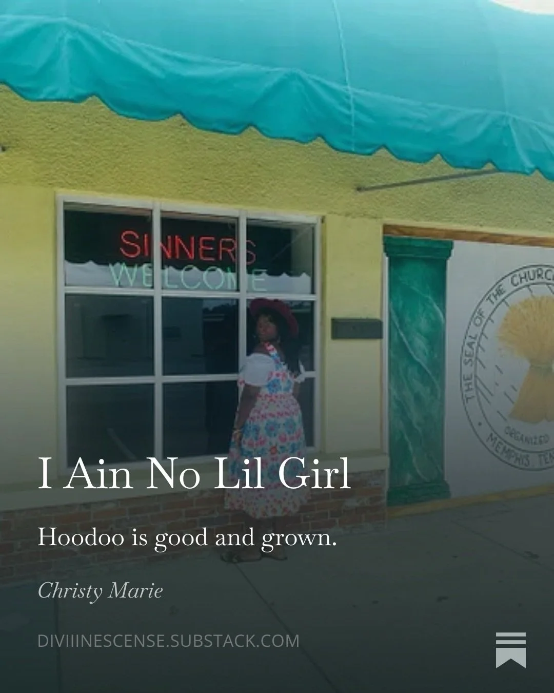 My Substack✨

Hoodoo is so stigmatized due to colonialism and racism. So much wisdom, and medicine has been birthed by Black folk to survive under the violent systems that America has created. 

So many people love &lsquo;Annie&rsquo; from Sinners ye