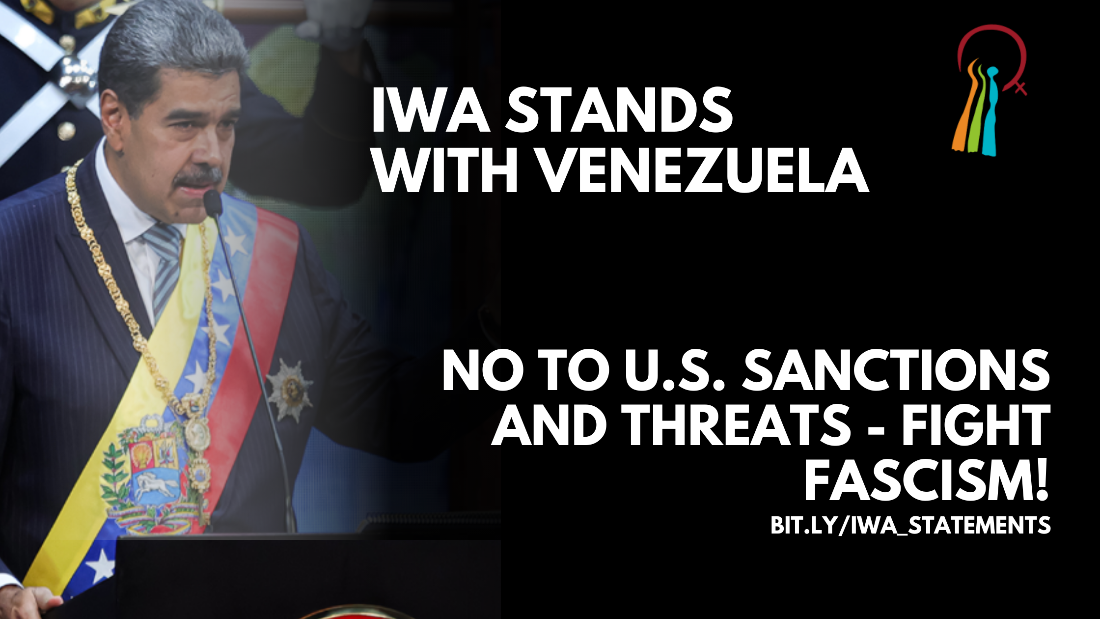 IWA Stands with Venezuela: No to U.S. Sanctions and Threats - Fight Fascism!