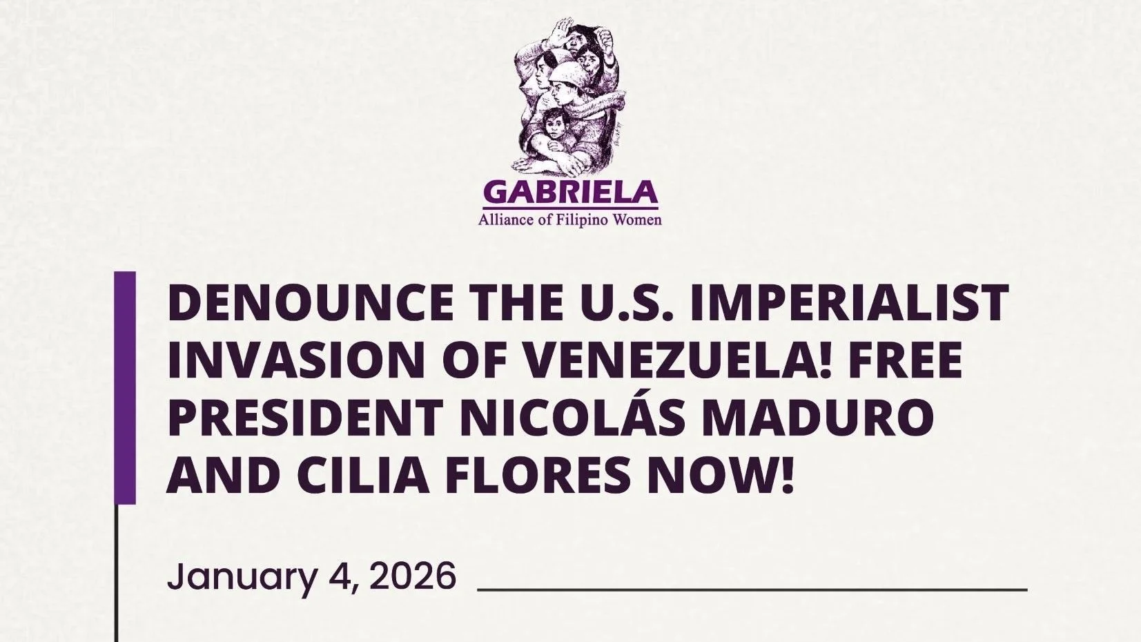 Denounce the U.S. Imperialist Invasion of Venezuela! Free President Nicolás Maduro and Cilia Flores Now!