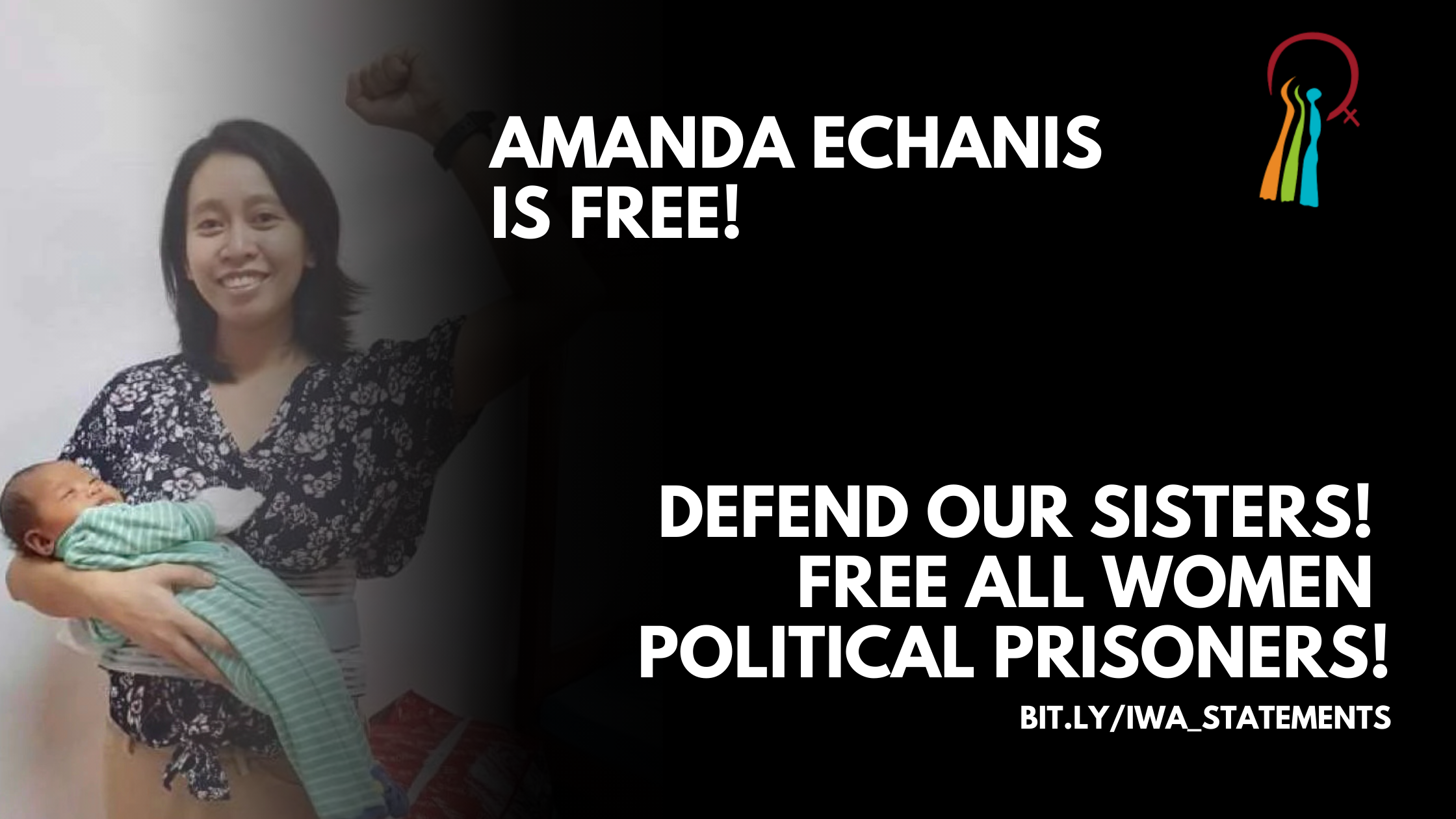 Amanda Echanis is Free! Free all Women Political Prisoners!