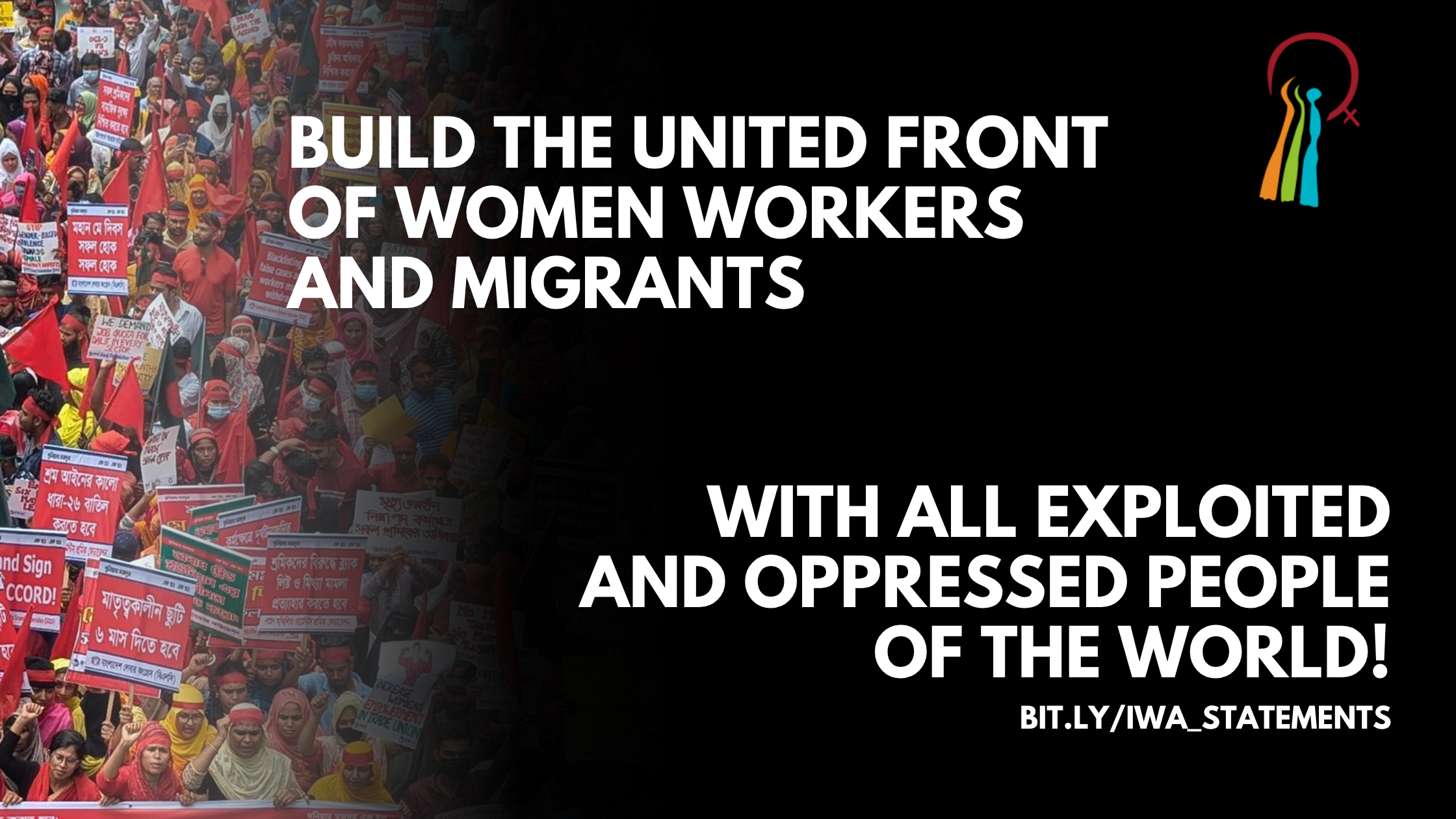 Build the United Front of Women Workers and Migrants With All Exploited and Oppressed People of the World!