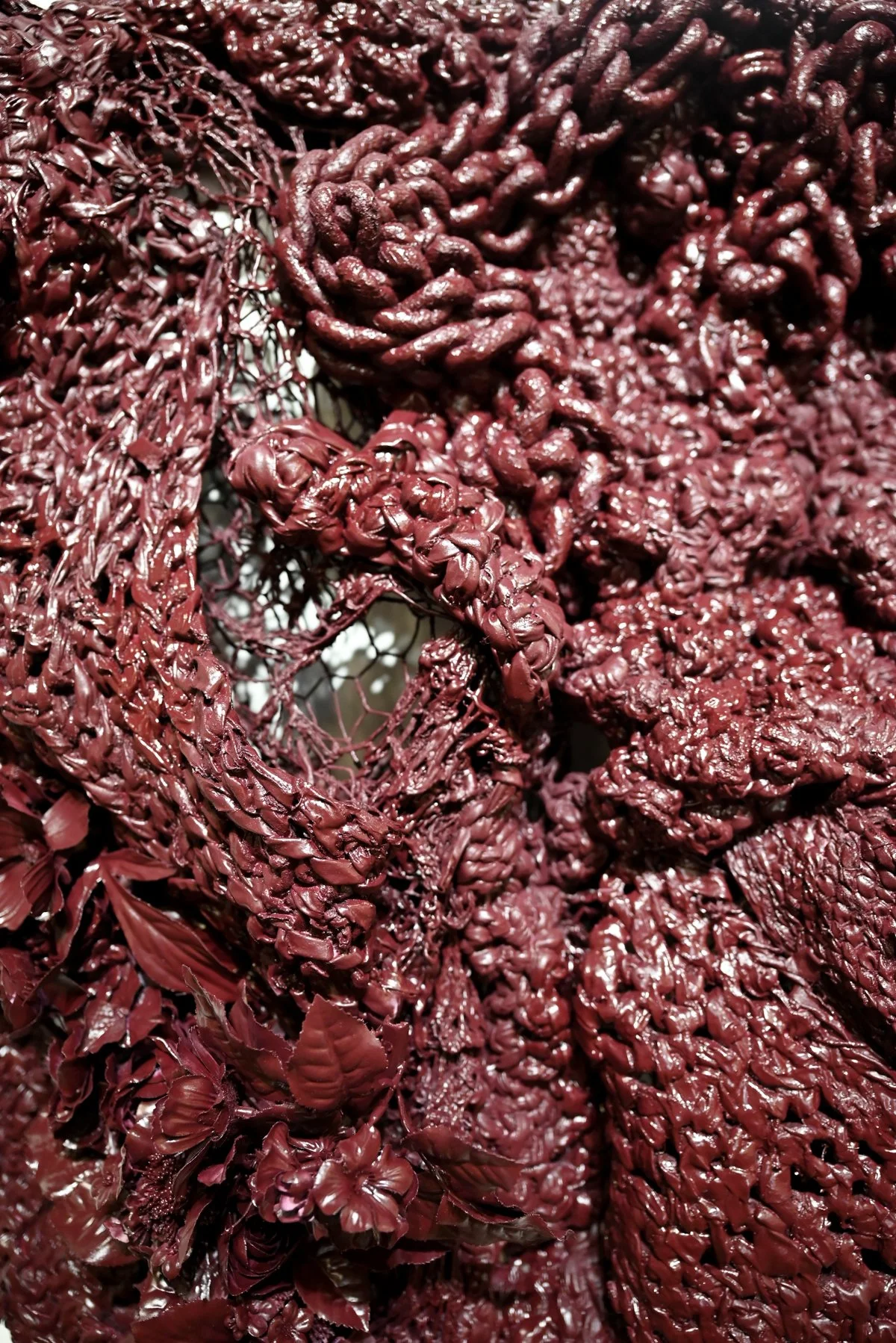 The Subconscious (I retraced my steps), 2026 36" x 28", detail