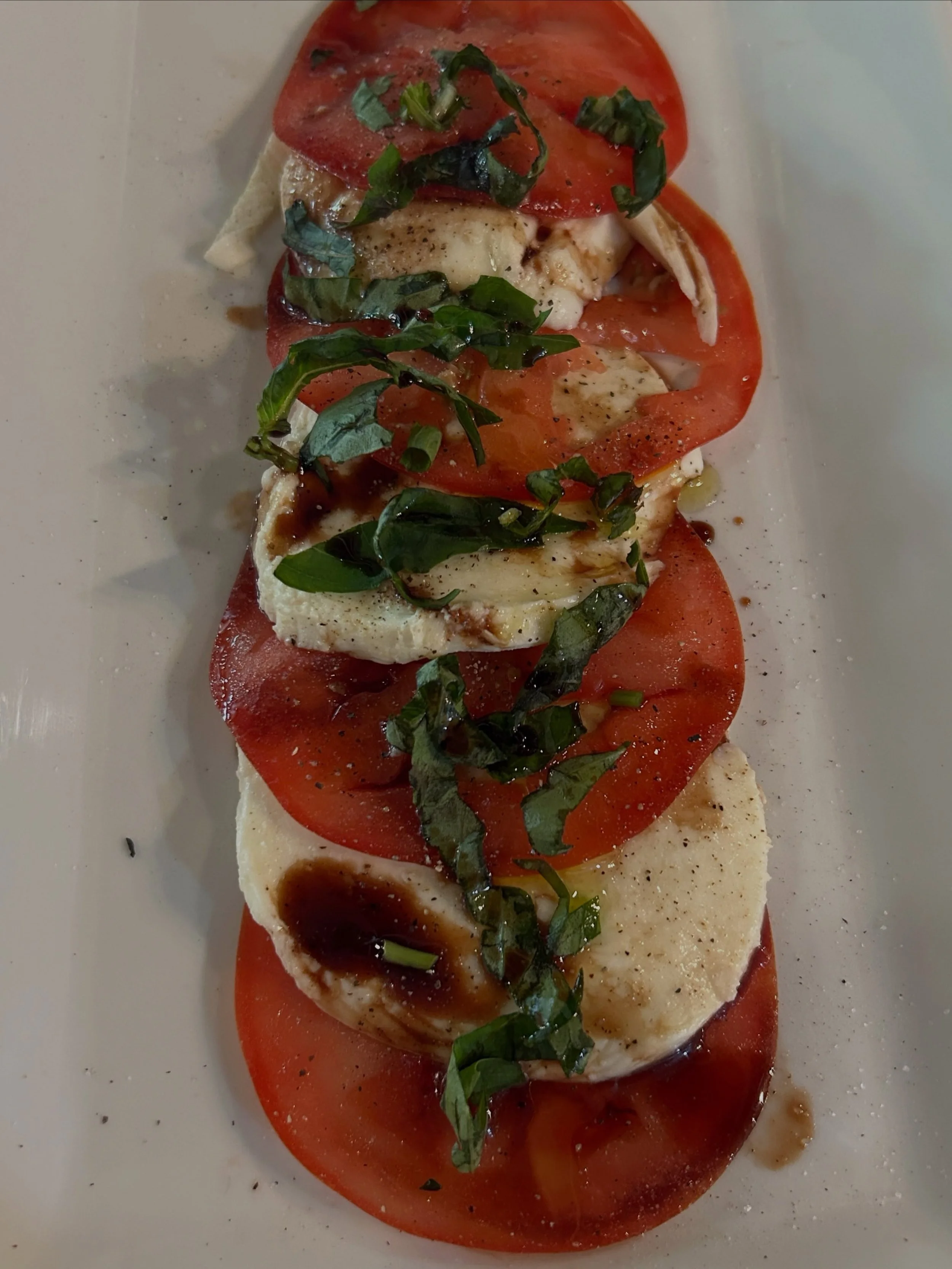 It&rsquo;s late July and the tomatoes and basil are plentiful and so delicious we decided a Caprese salad was needed for a special! 
Local tomatoes, fresh mozzarella, basil, olive oil and a heavenly cherry balsamic drizzle! 

July Hours
Thursday &amp