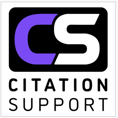 Logo for Citation Support in Nashville Tennessee. Grip and lighting facility also has studios for film and television production
