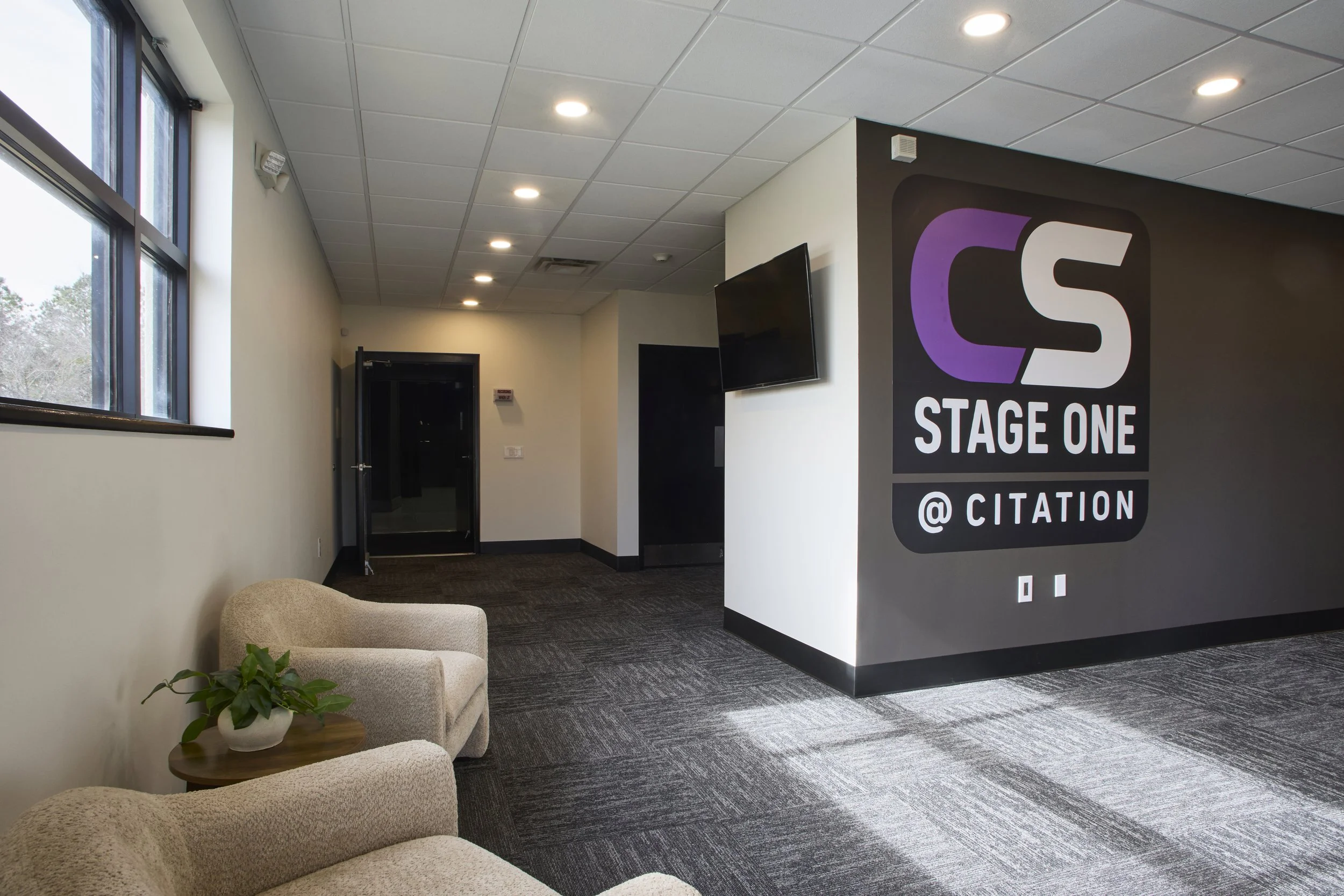 stage one in nashville lobby to studio for video an d photography productions