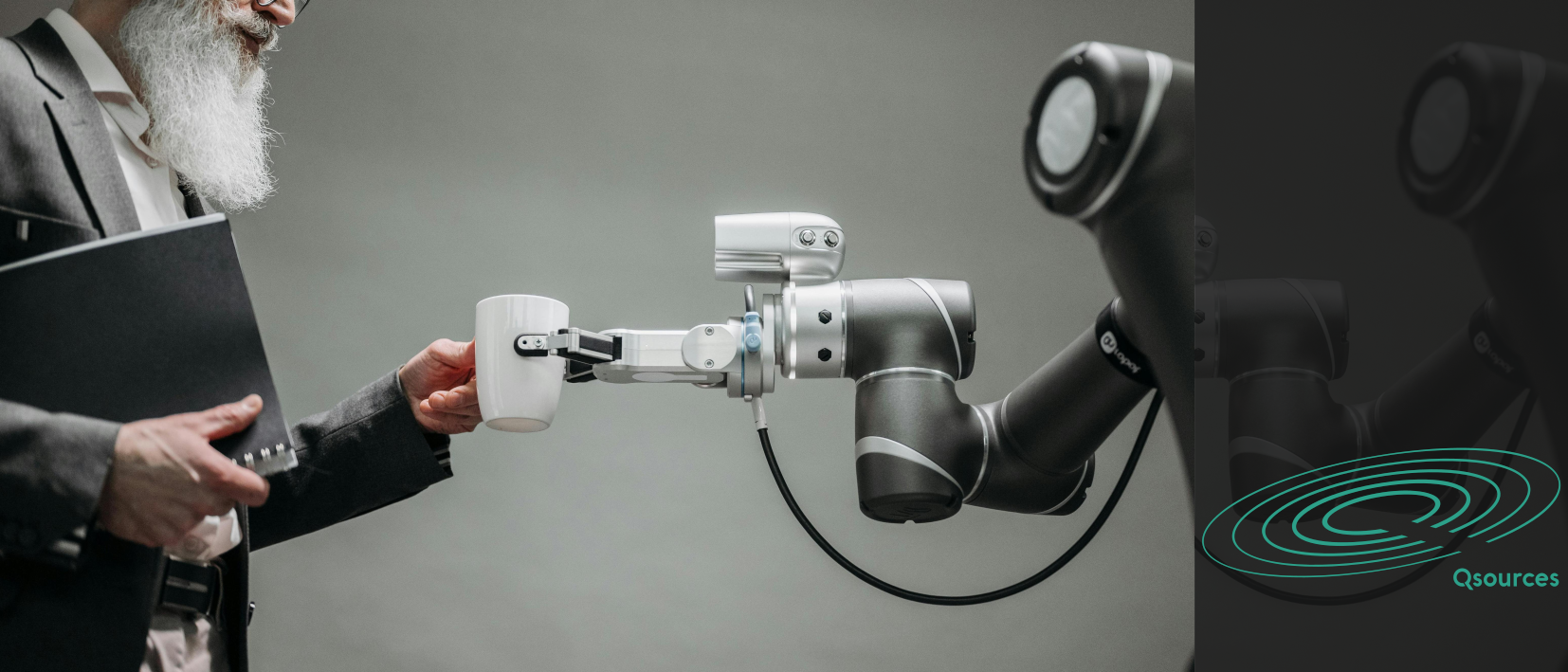 Qsources excitation solutions for quiet, pleasant and functional robots around humans