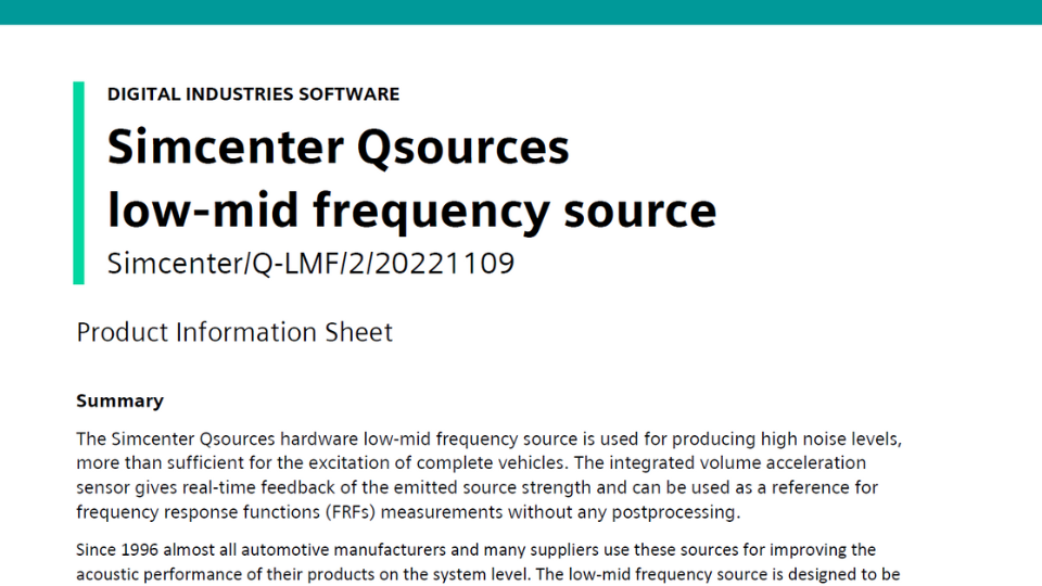 Simcenter Qsources solution partner badge (Siemens)
