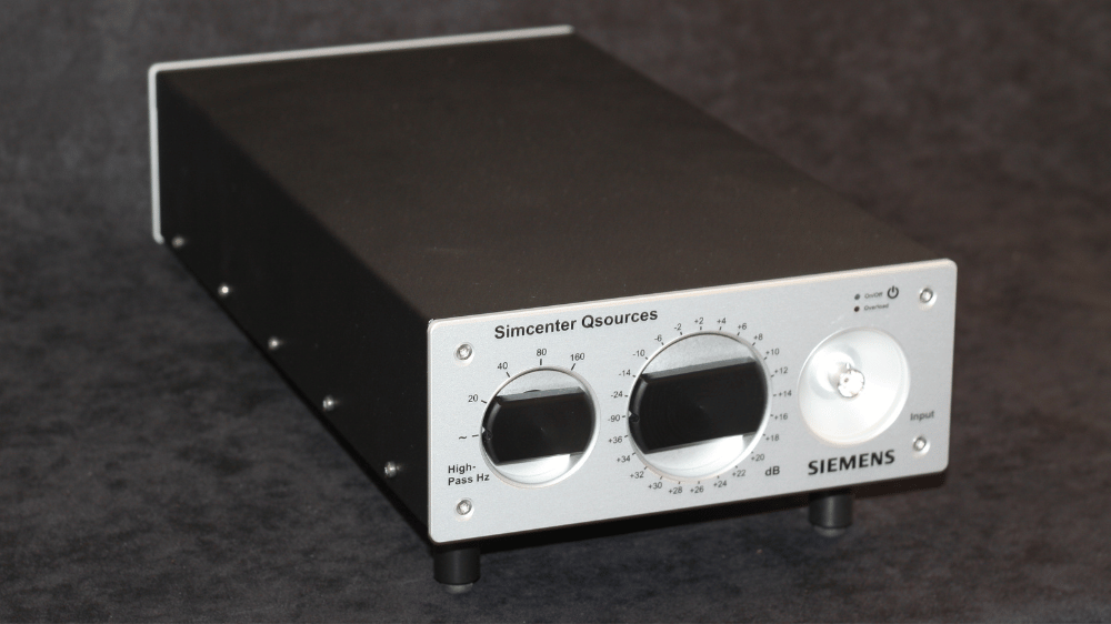 Qamp fanless measurement amplifier with passive cooling for quiet operation