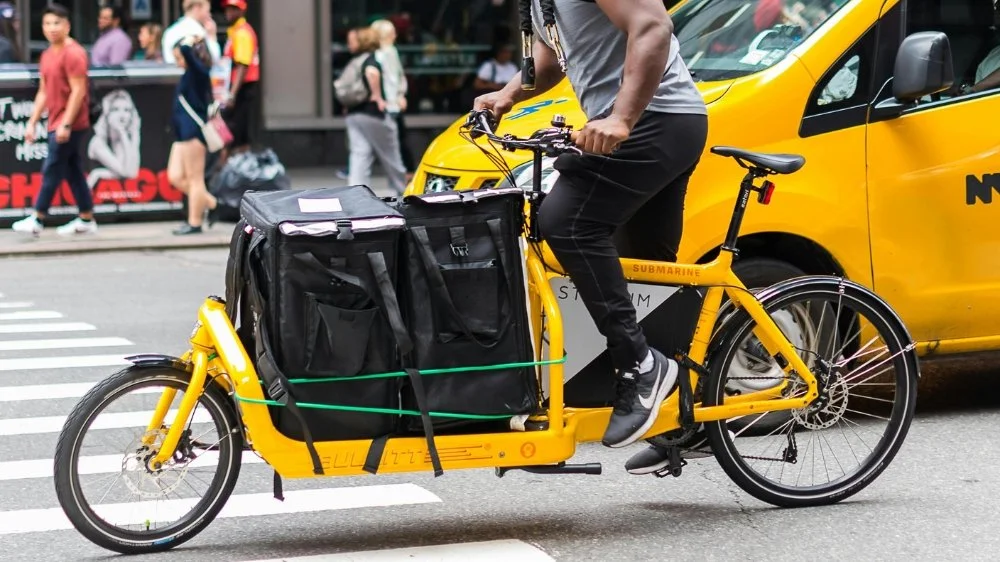 Cargo bicycle mobility context for vibration and acoustic quality testing