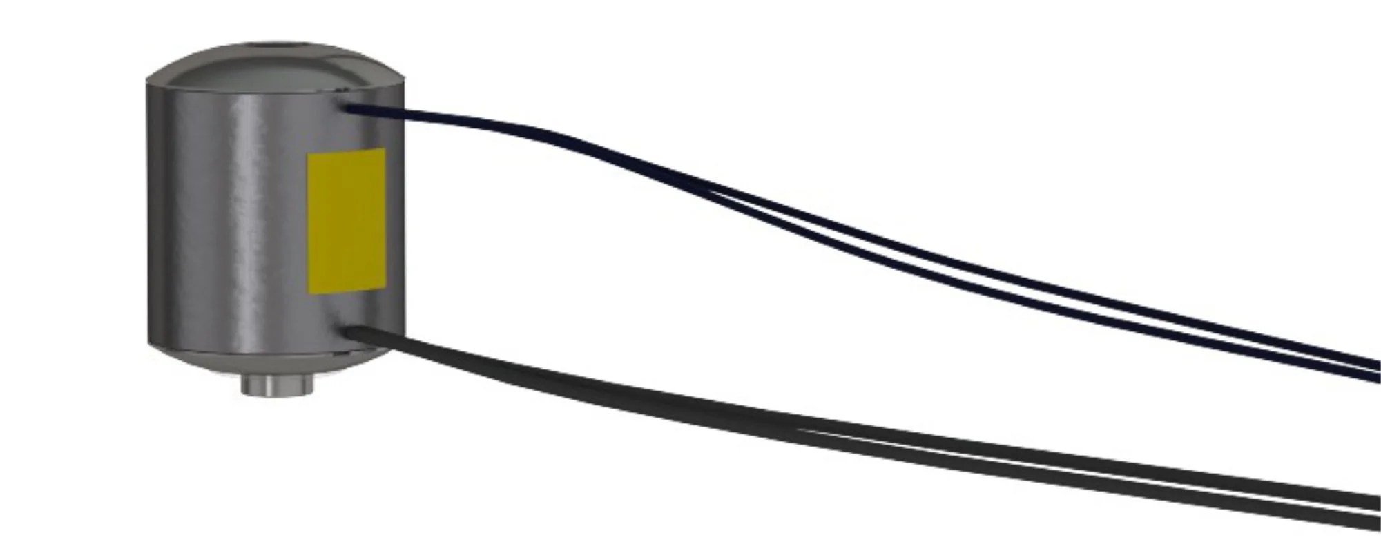 Qmsh miniature shaker with integrated force and acceleration sensors (product view)