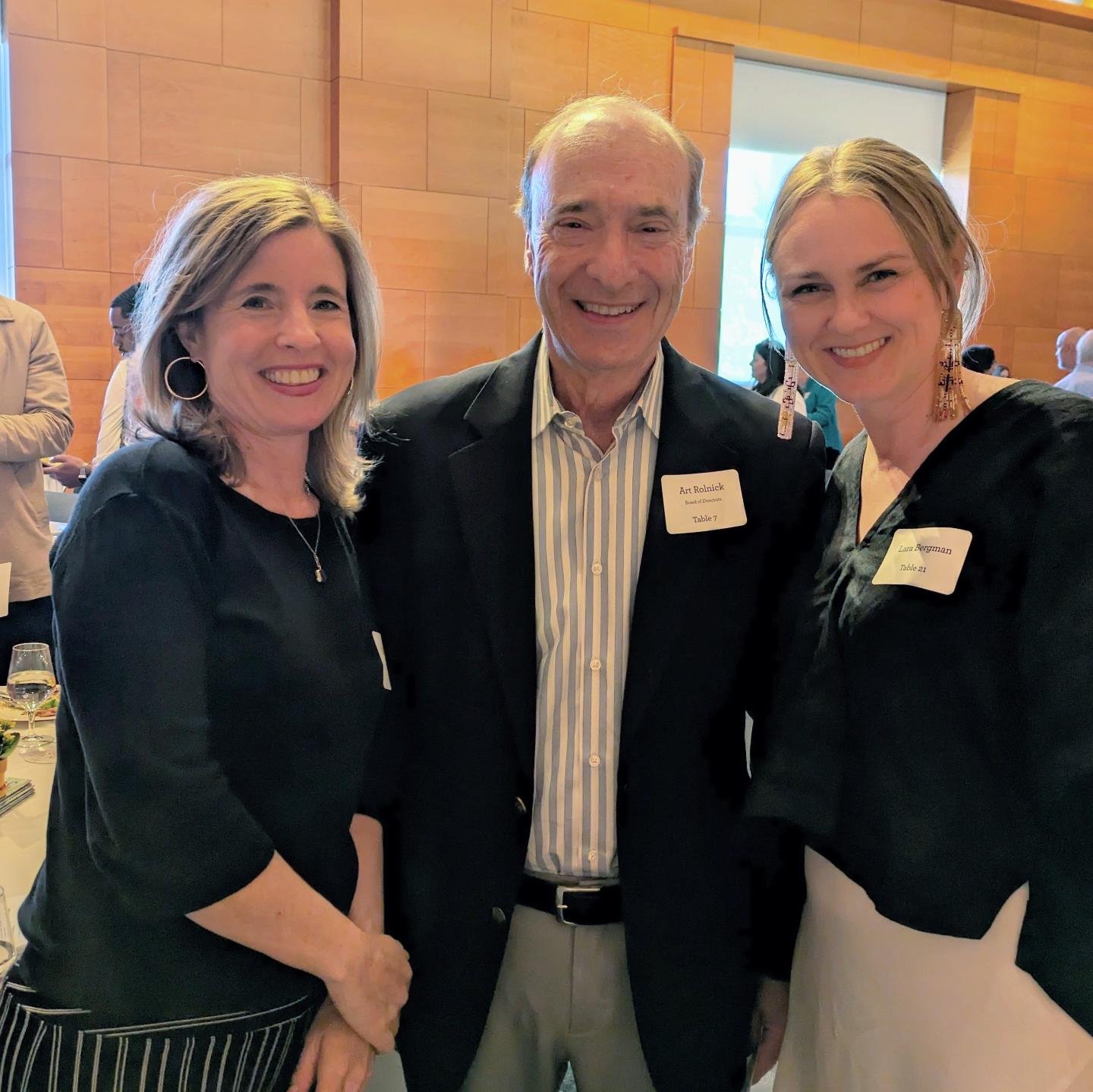 Honored to spend the afternoon with Emily Hanford and Art Rolnick at the @mplswaytogrow luncheon today. Art Rolnick is the former Federal Reserve economist that has written extensively about the 18% return on investment we get when investing in high 