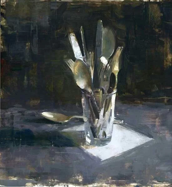 Silver Oil on Mylar, 18 x 16 inches - Jon Redmond.jpeg